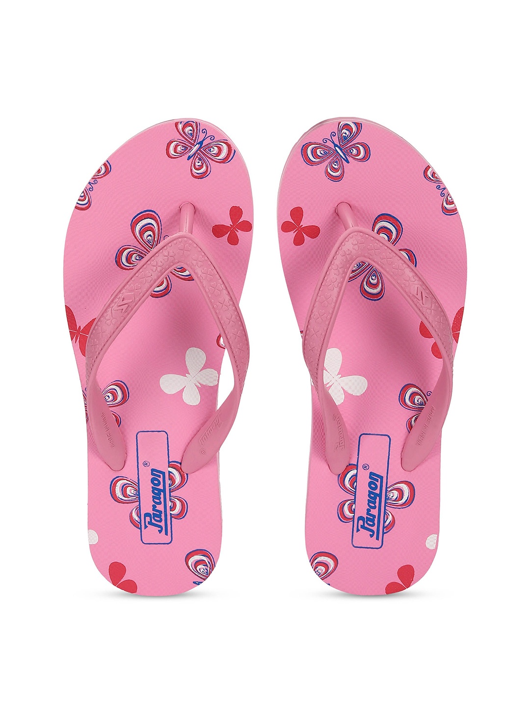 

Paragon Women Printed Lightweight Rubber Thong Flip-Flops, Pink