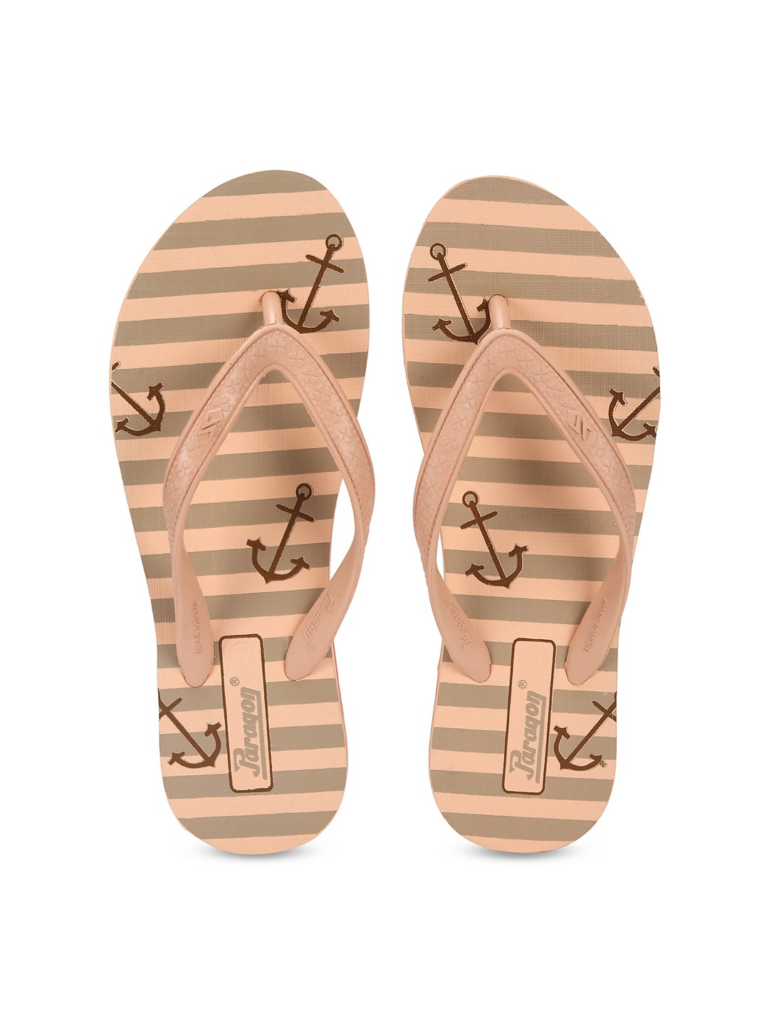 

Paragon Women Lightweight & Waterproof Hawai Flip Flops, Peach