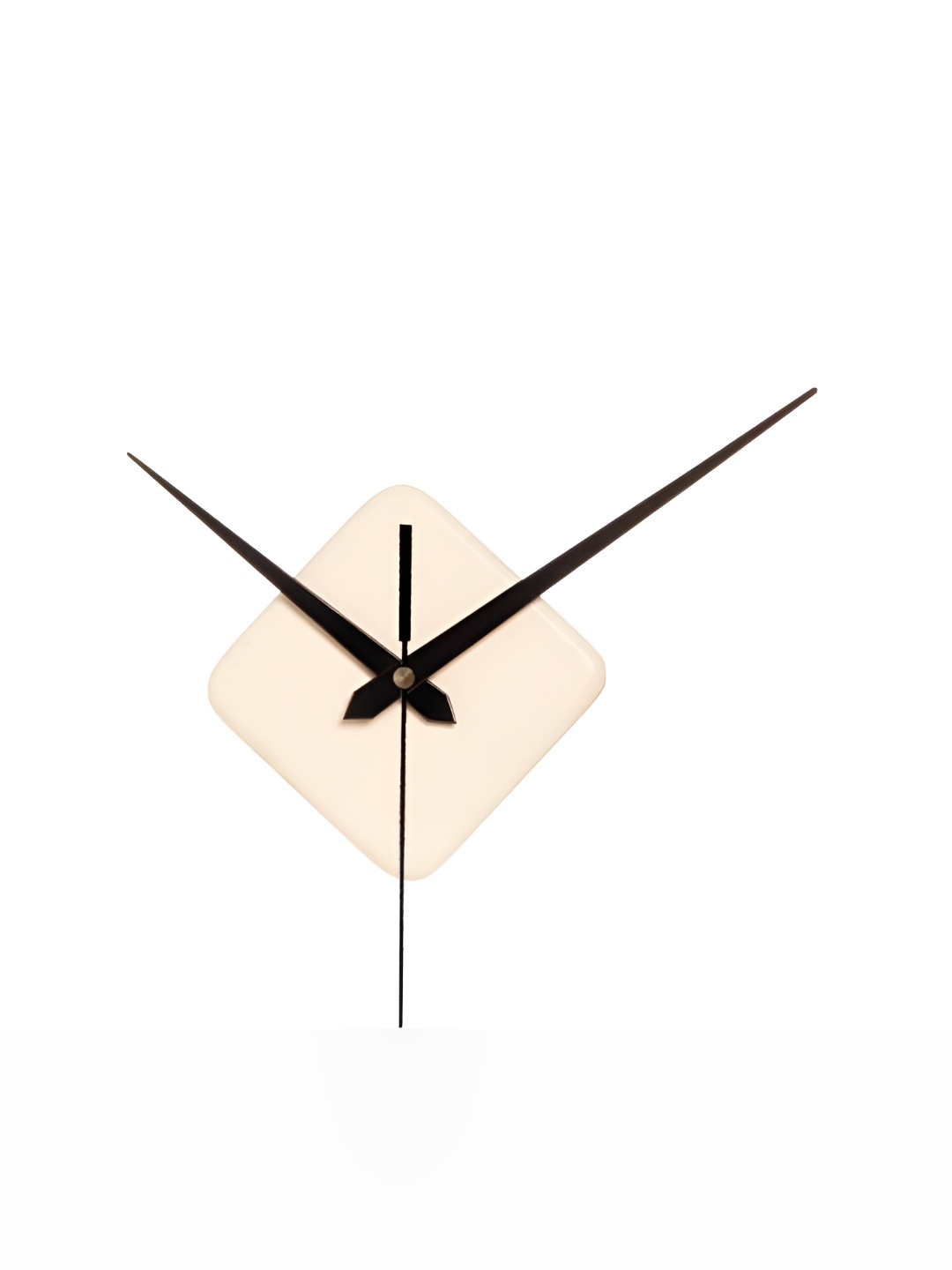 

Crimson Knot White Wooden Contemporary Square Shaped Wall Clock