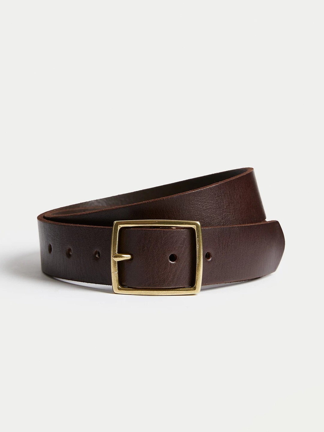 

Marks & Spencer Men Leather Belt, Brown