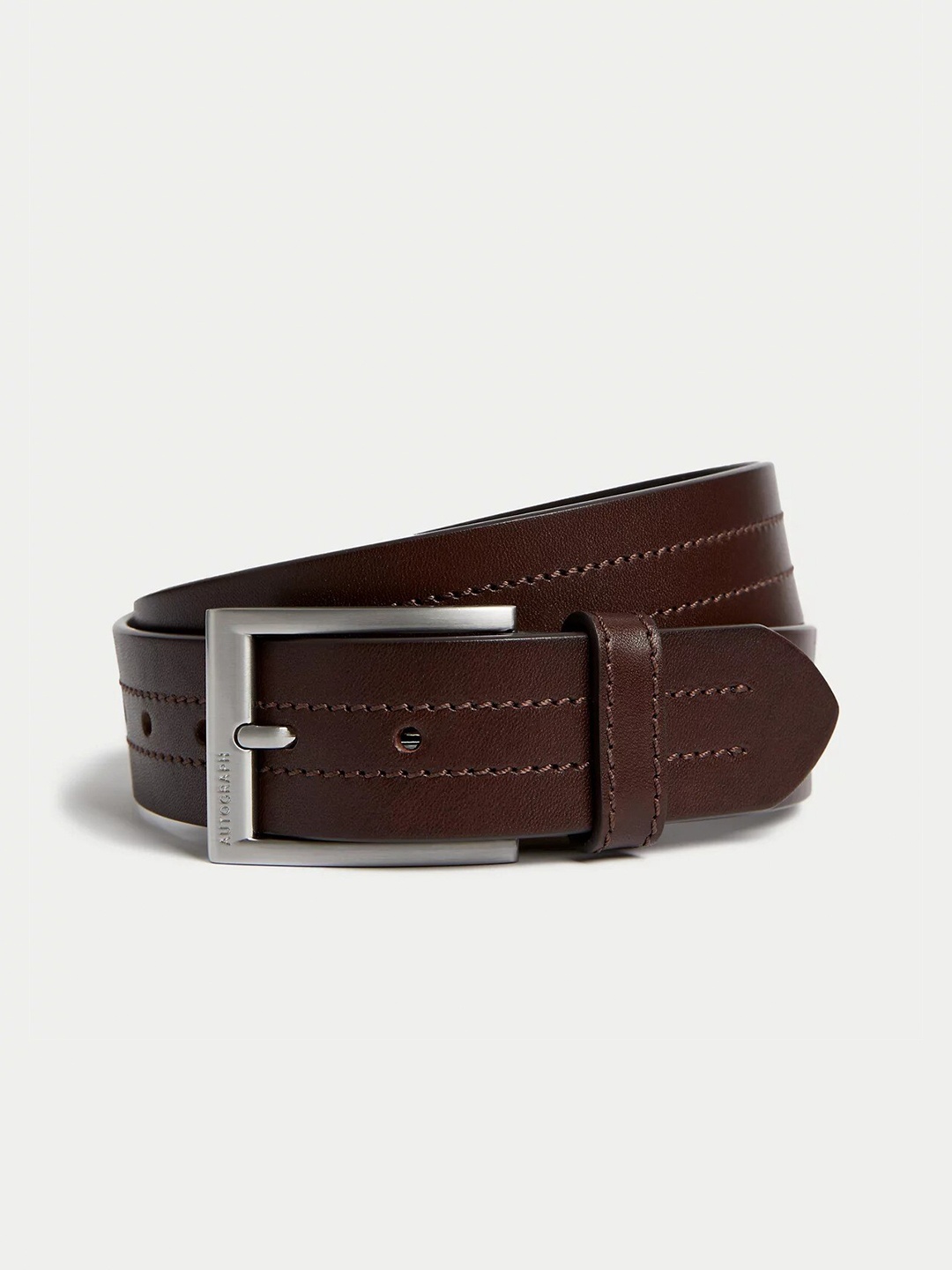 

Marks & Spencer Men Leather Belt, Brown