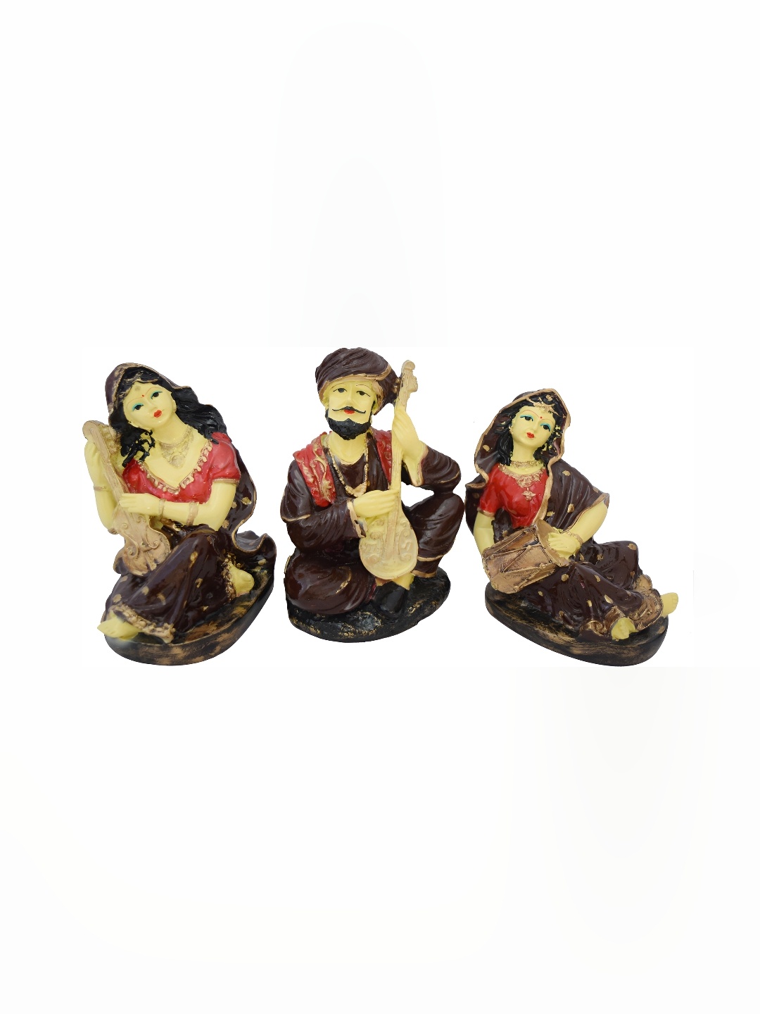 

GW CREATIONS Brown & Red Figurine Showpiece