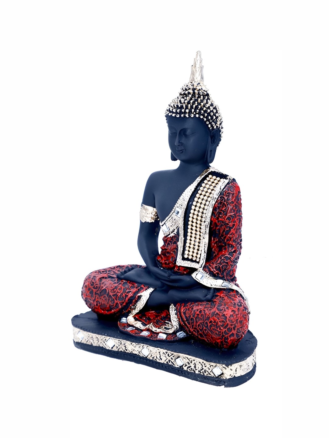 

GW CREATIONS Red Buddha Figurine Showpiece