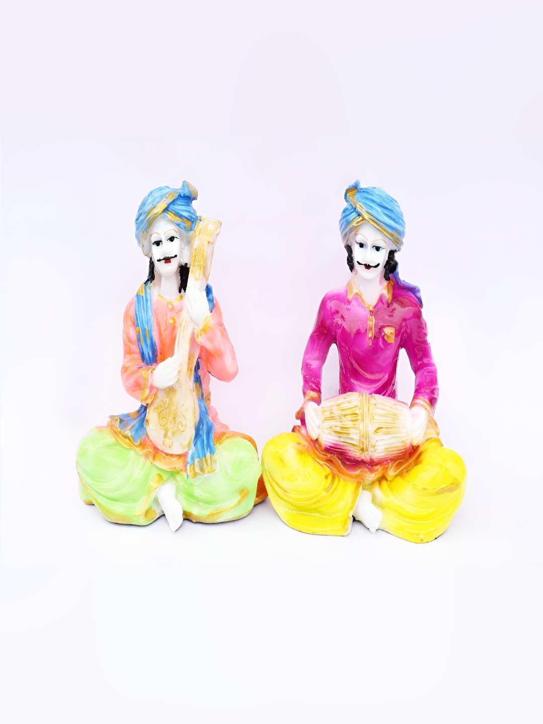 

GW CREATIONS Pink Polyresin Figurine Showpiece, Multi