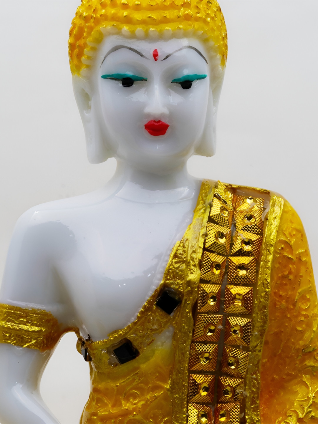 

GW CREATIONS White & Gold Toned Figurine Decorative Showpiece