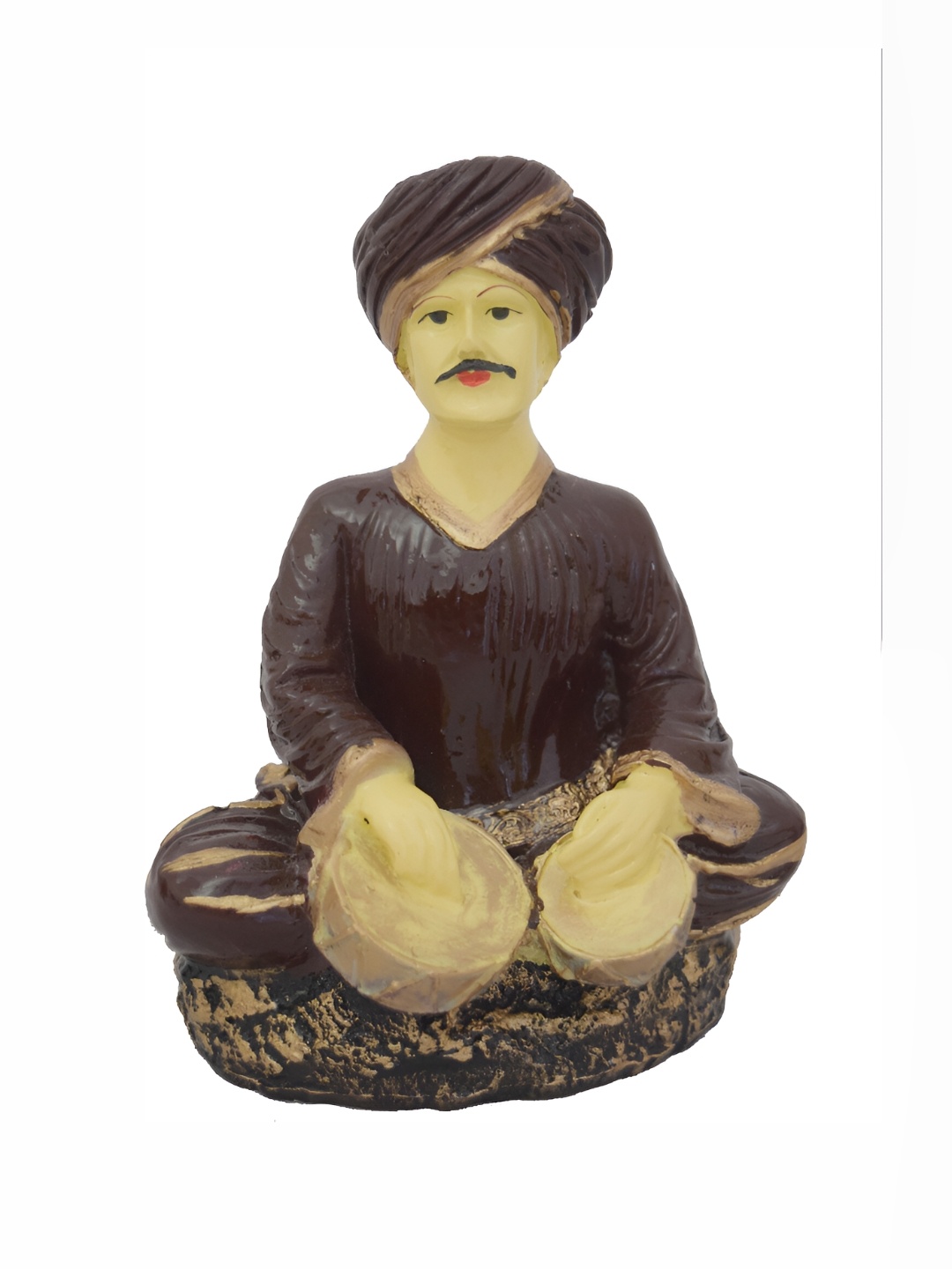 

GW CREATIONS Brown & Beige Polyresin Figurine Small Showpiece