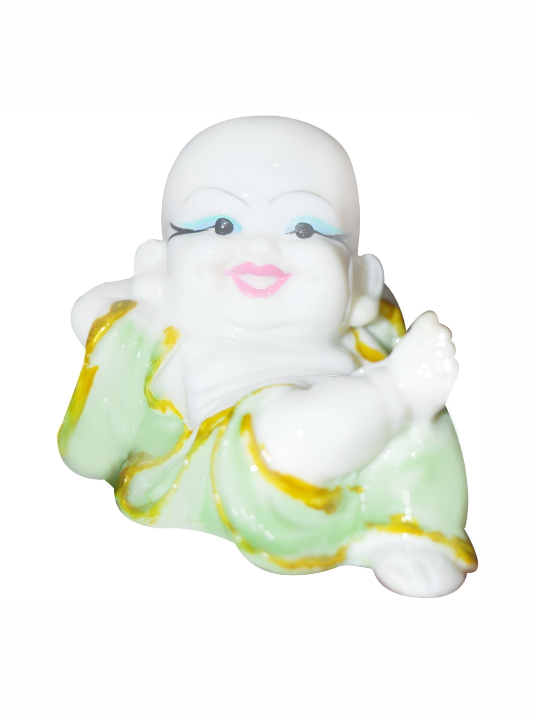 

GW CREATIONS Green and White Figurine Decorative Showpiece