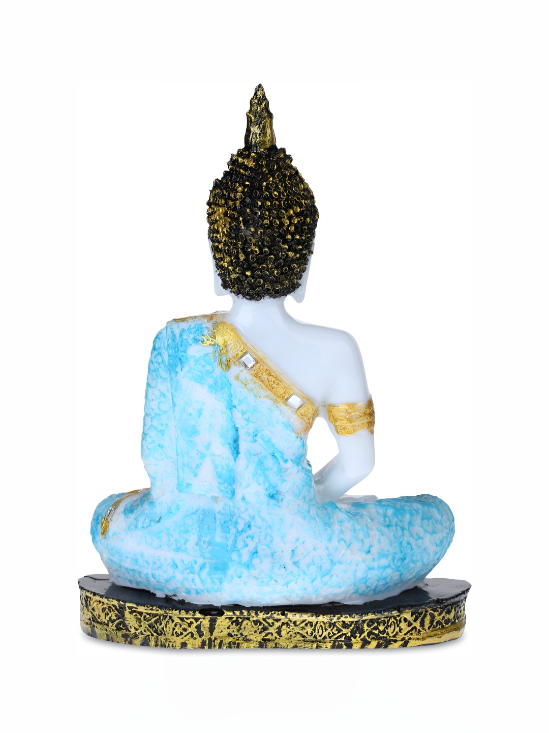 

GW CREATIONS Silver Toned Budhha Showpiece