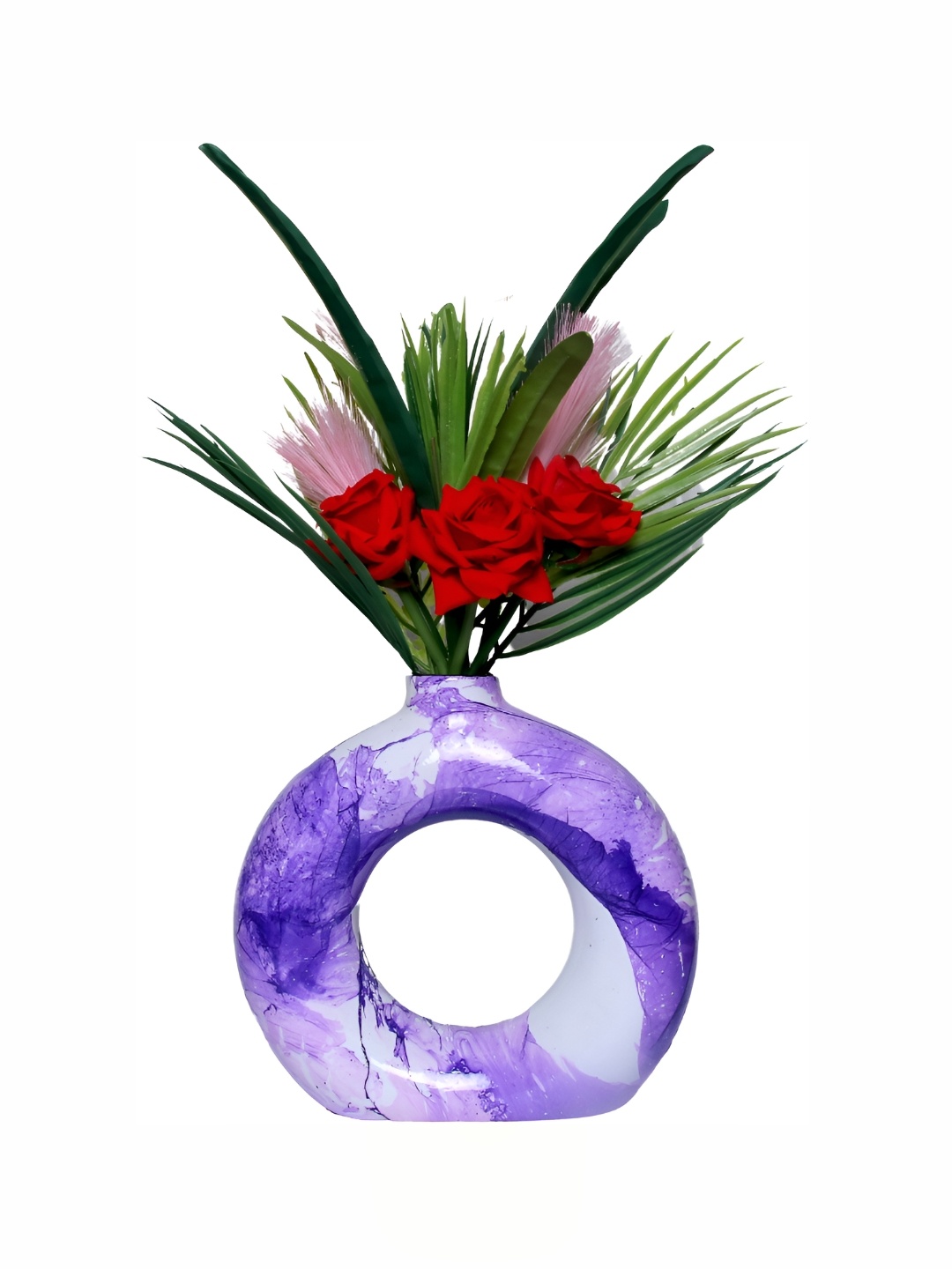 

GW CREATIONS Purple Curio Decorative Showpiece