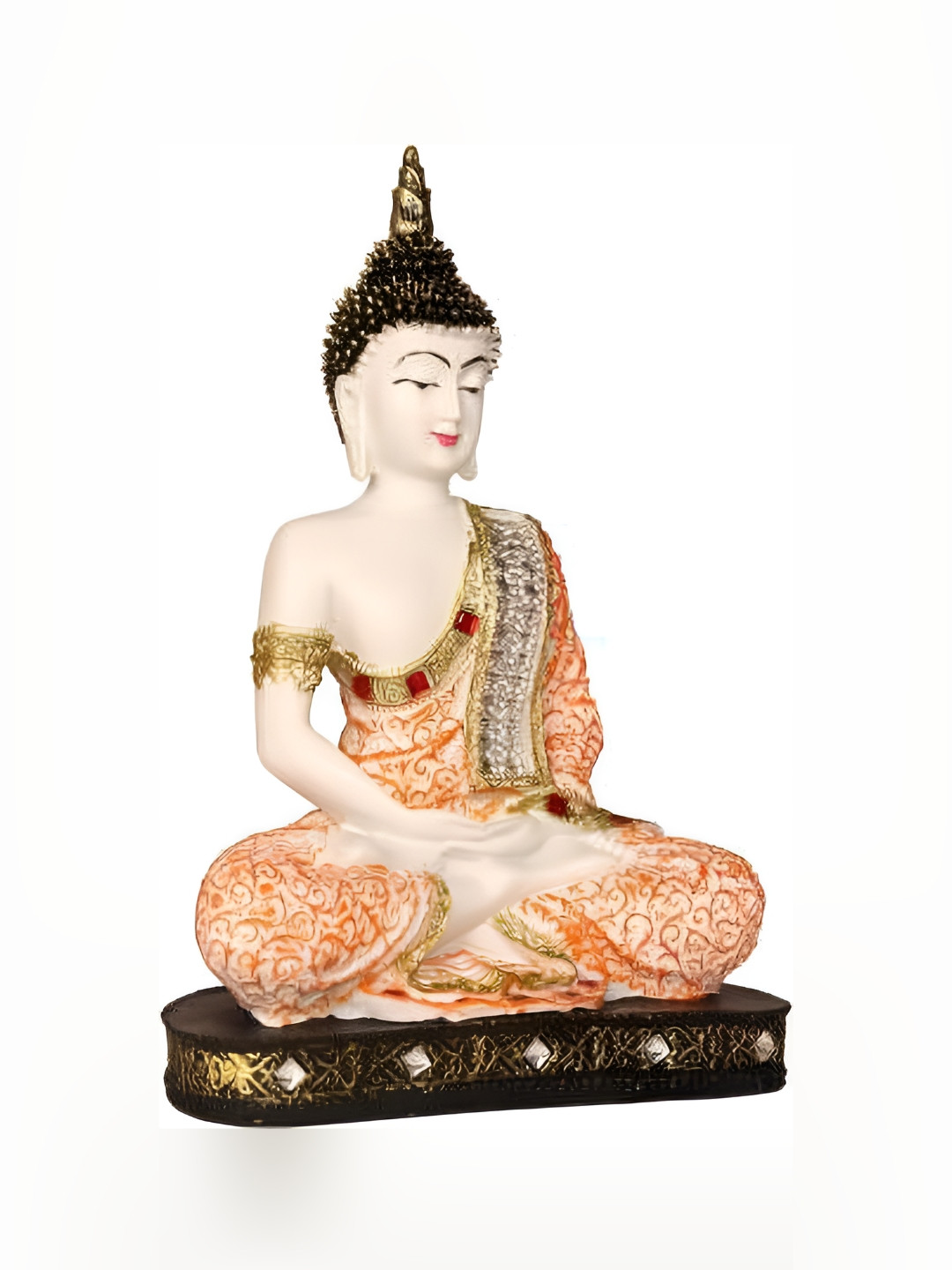 

GW CREATIONS Peach Figurine Showpiece