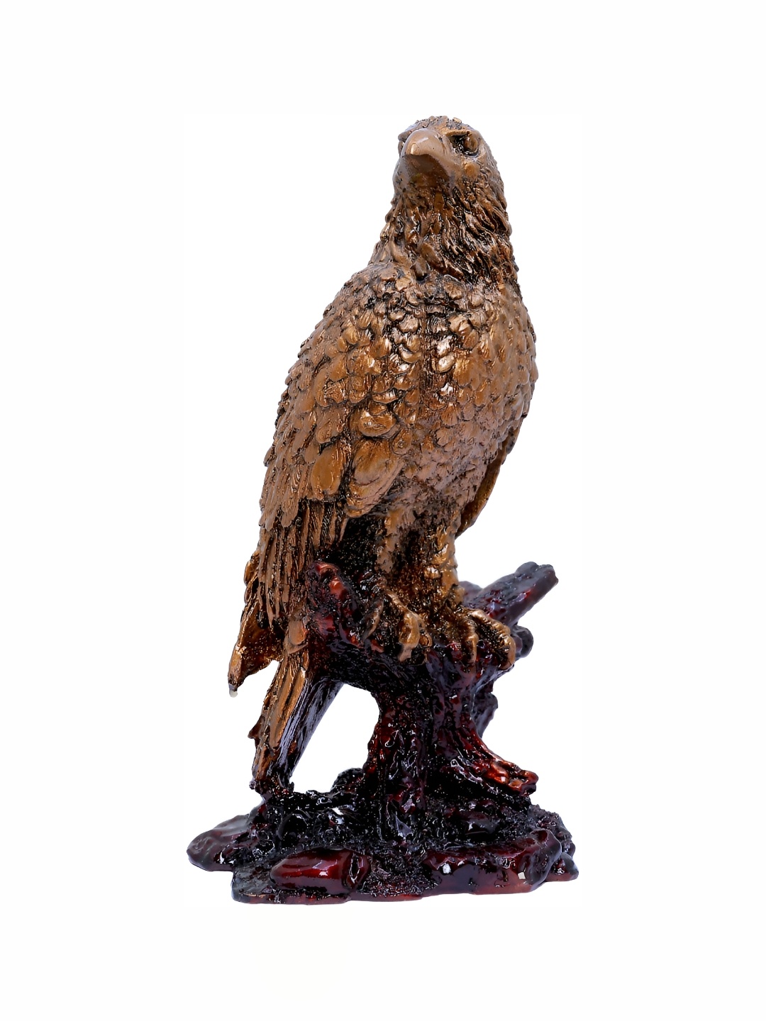 

GW CREATIONS Copper-Toned Birds And Animals Figurine Small Showpiece