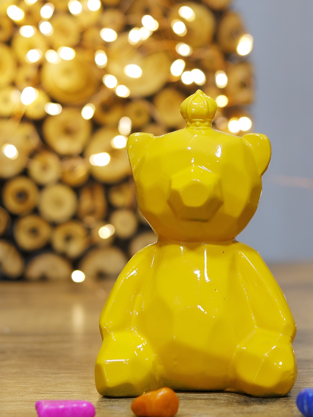 

GW CREATIONS Yellow Figurine Showpiece