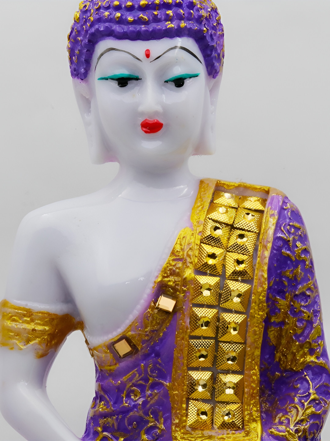 

GW CREATIONS Purple Polyresin Figurine Showpiece