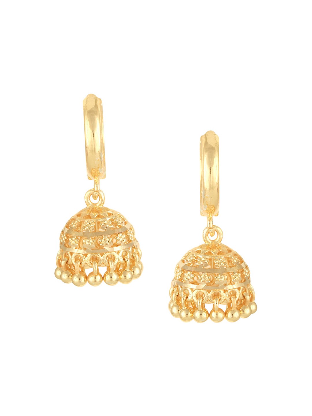 

Vighnaharta Set Of 2 Gold-Plated Contemporary Drop Earrings