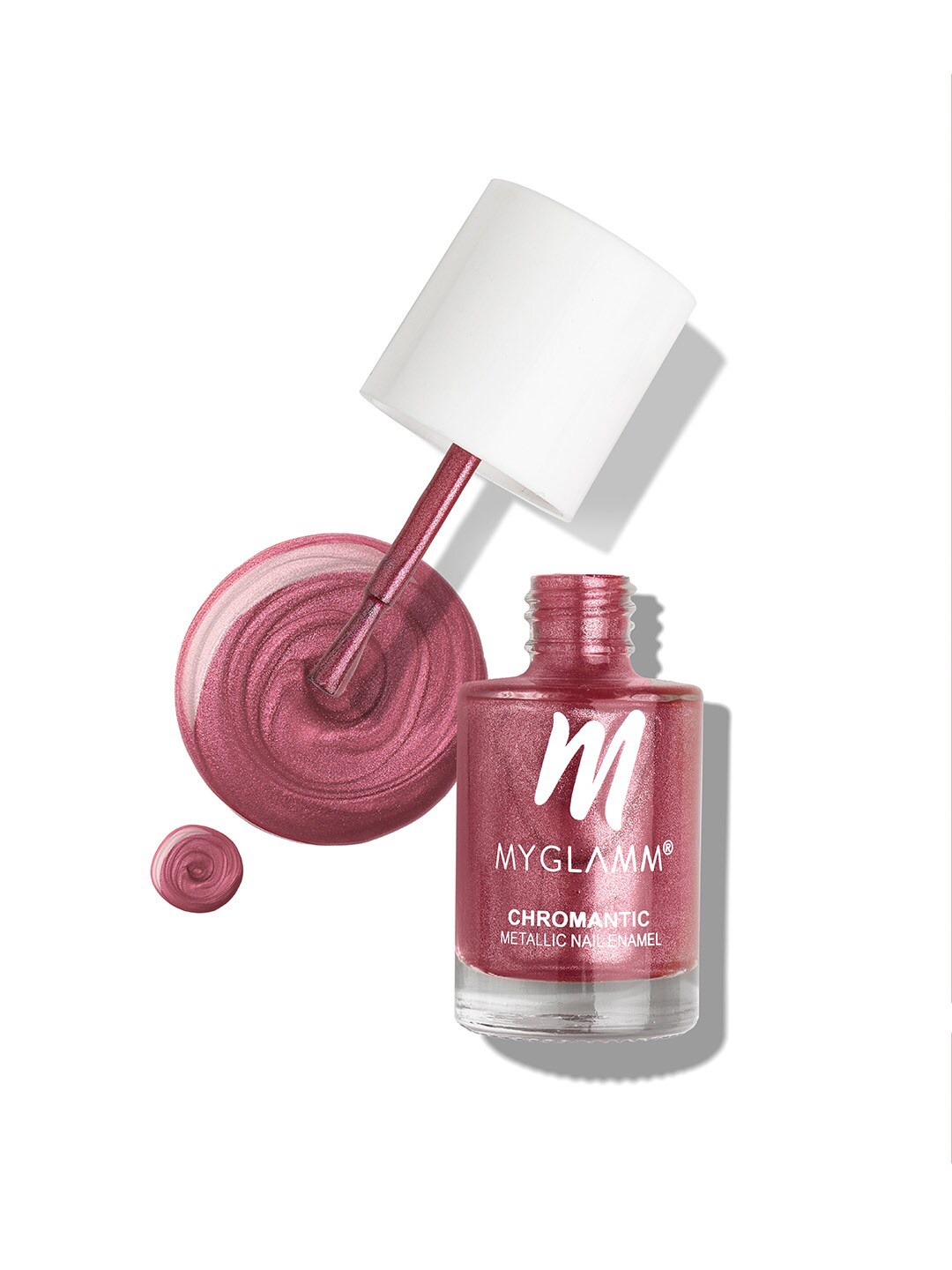 

MyGlamm Chromantic Metallic Nail Enamel 10ml - Apple Poison, Red
