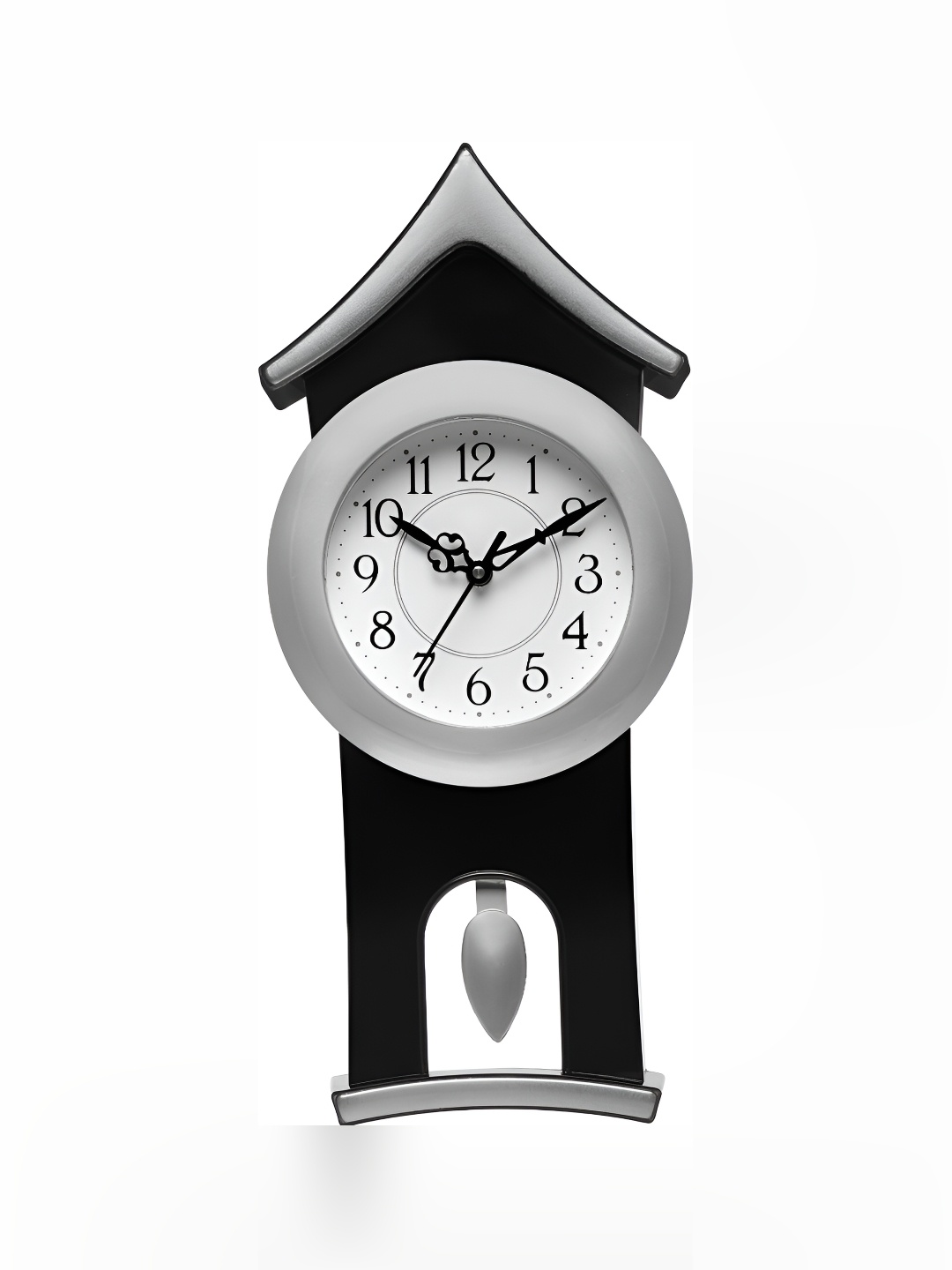 

Attractionz Horsehead Silver-Toned Contemporary Round Wall Clock