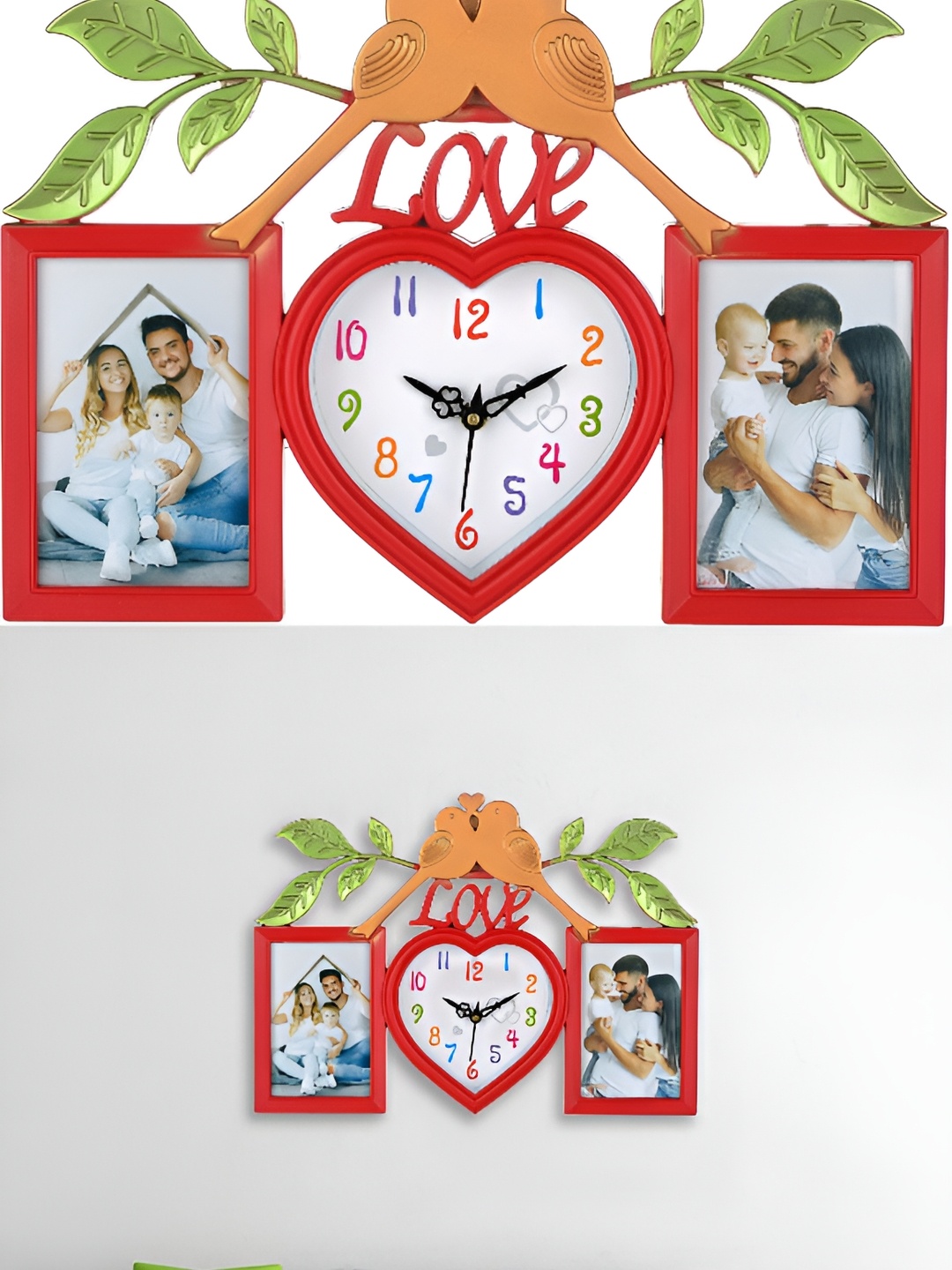 

Attractionz Red Bird Shaped Wall Clock