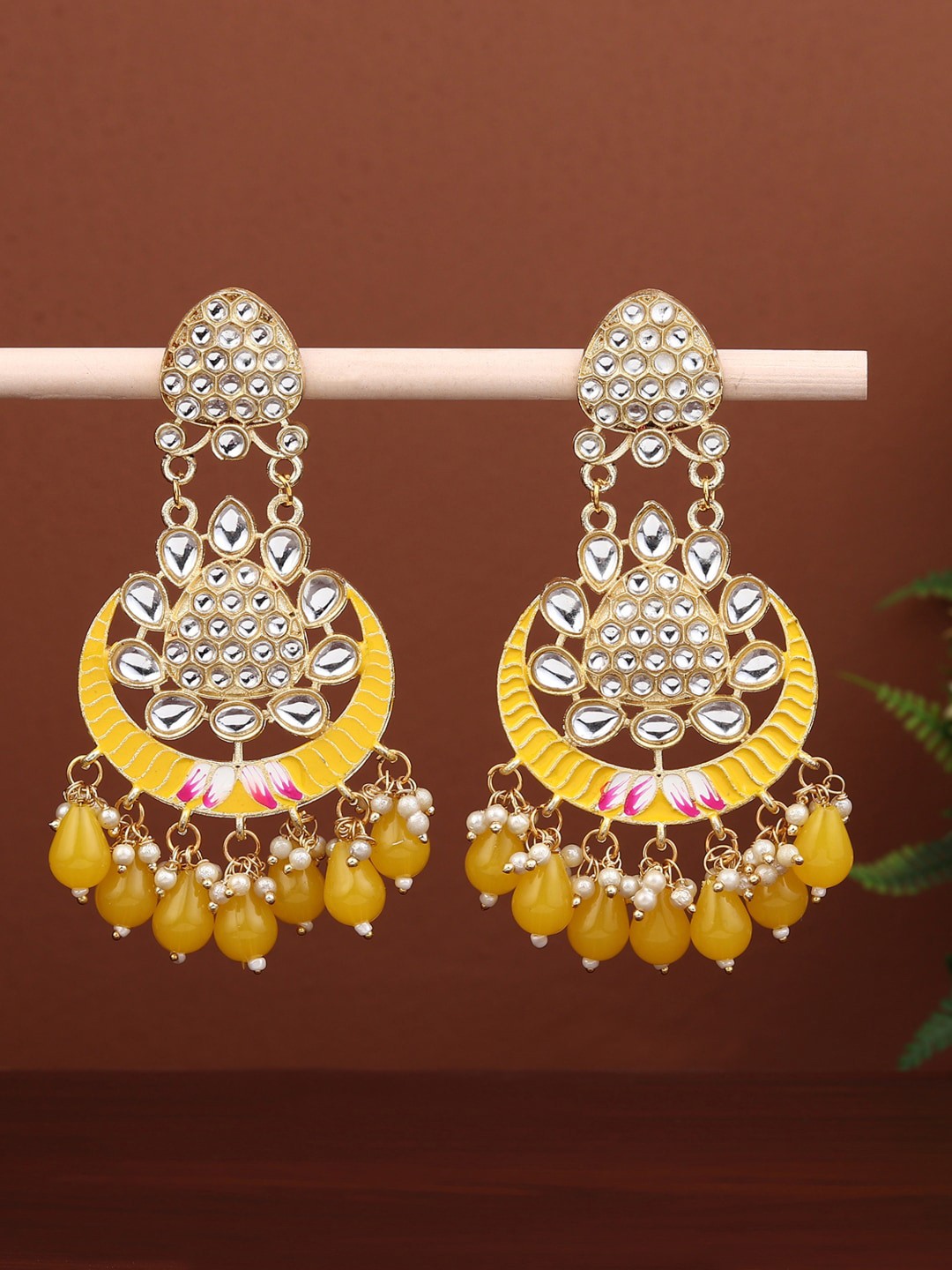 

Anvik Gold-Plated Contemporary Chandbalis