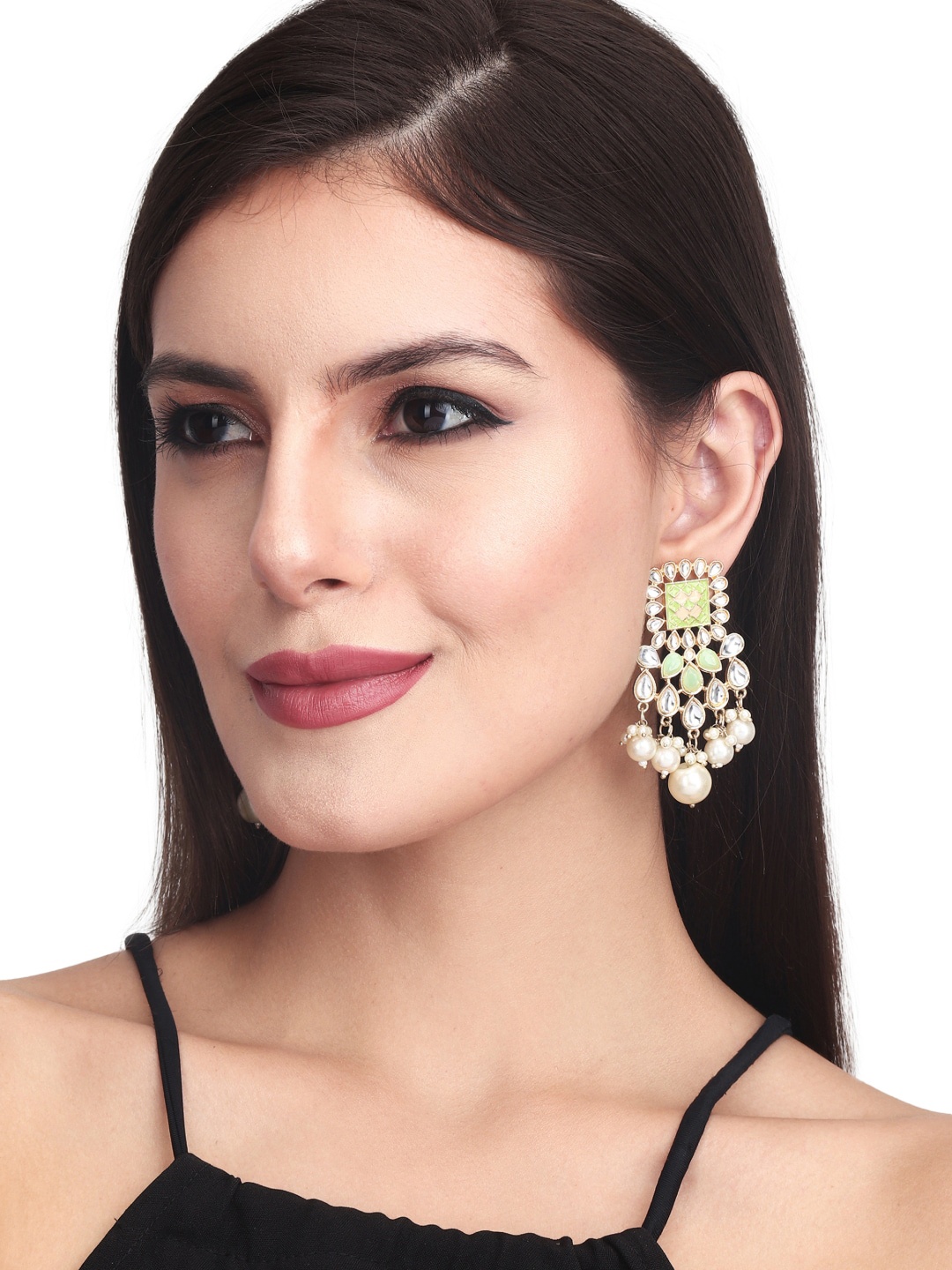 

Anvik Gold-Plated Contemporary Drop Earrings