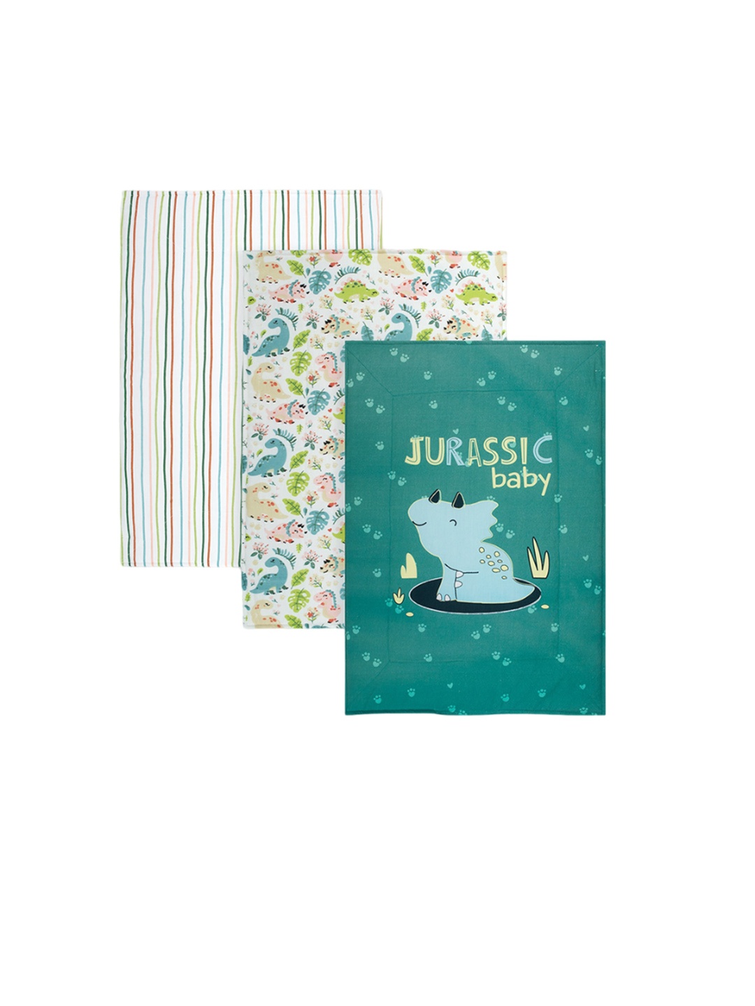 

TIDY SLEEP Pack Of 3 Printed Diaper Changing Mats, Multi