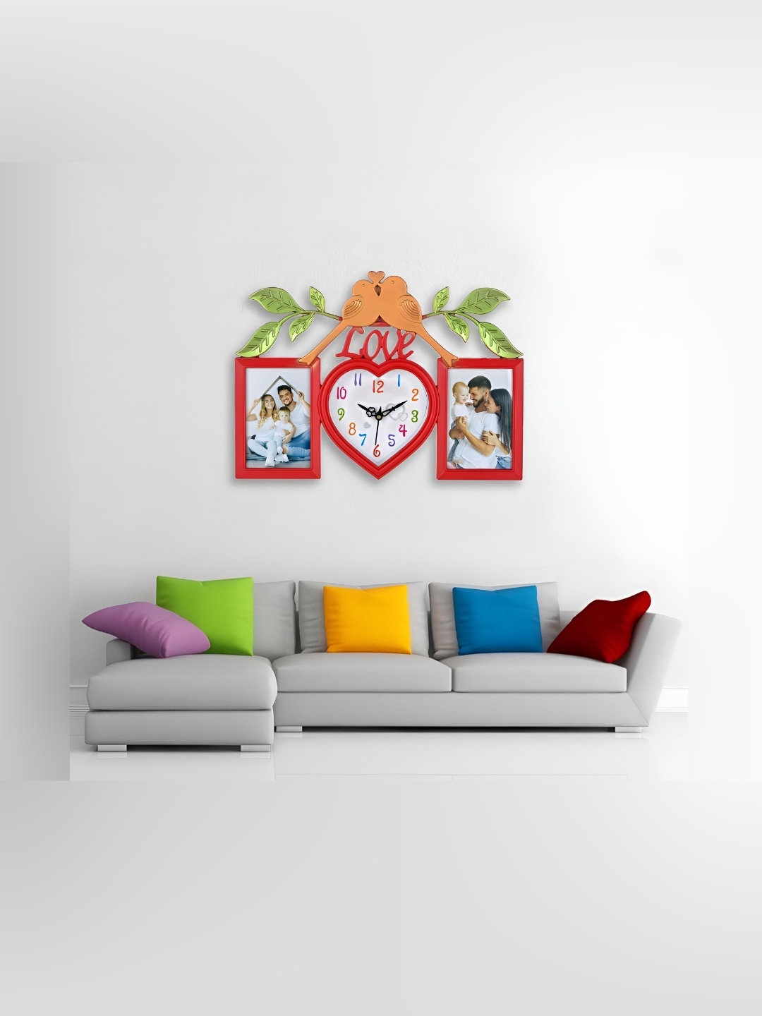 

Attractionz Red Bird Shaped Wall Clock