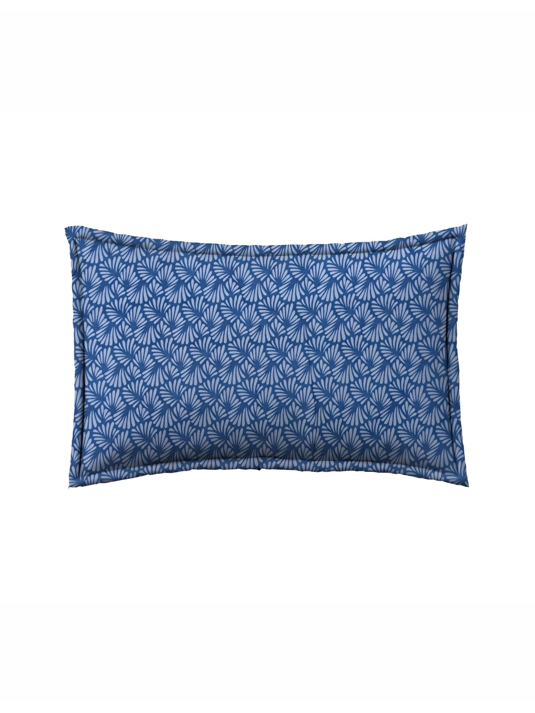 

PHOEBEE White & Blue Ethnic Motifs 120 TC Queen Bedsheet with 2 Pillow Covers