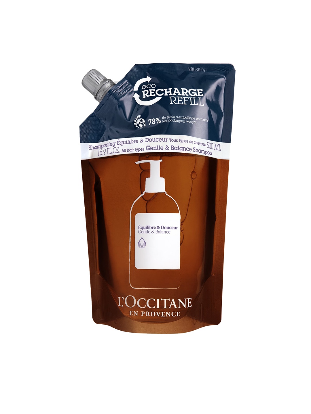 

LOccitane en Provence Gentle & Balance Shampoo Eco Refill - 500 ml, Brown