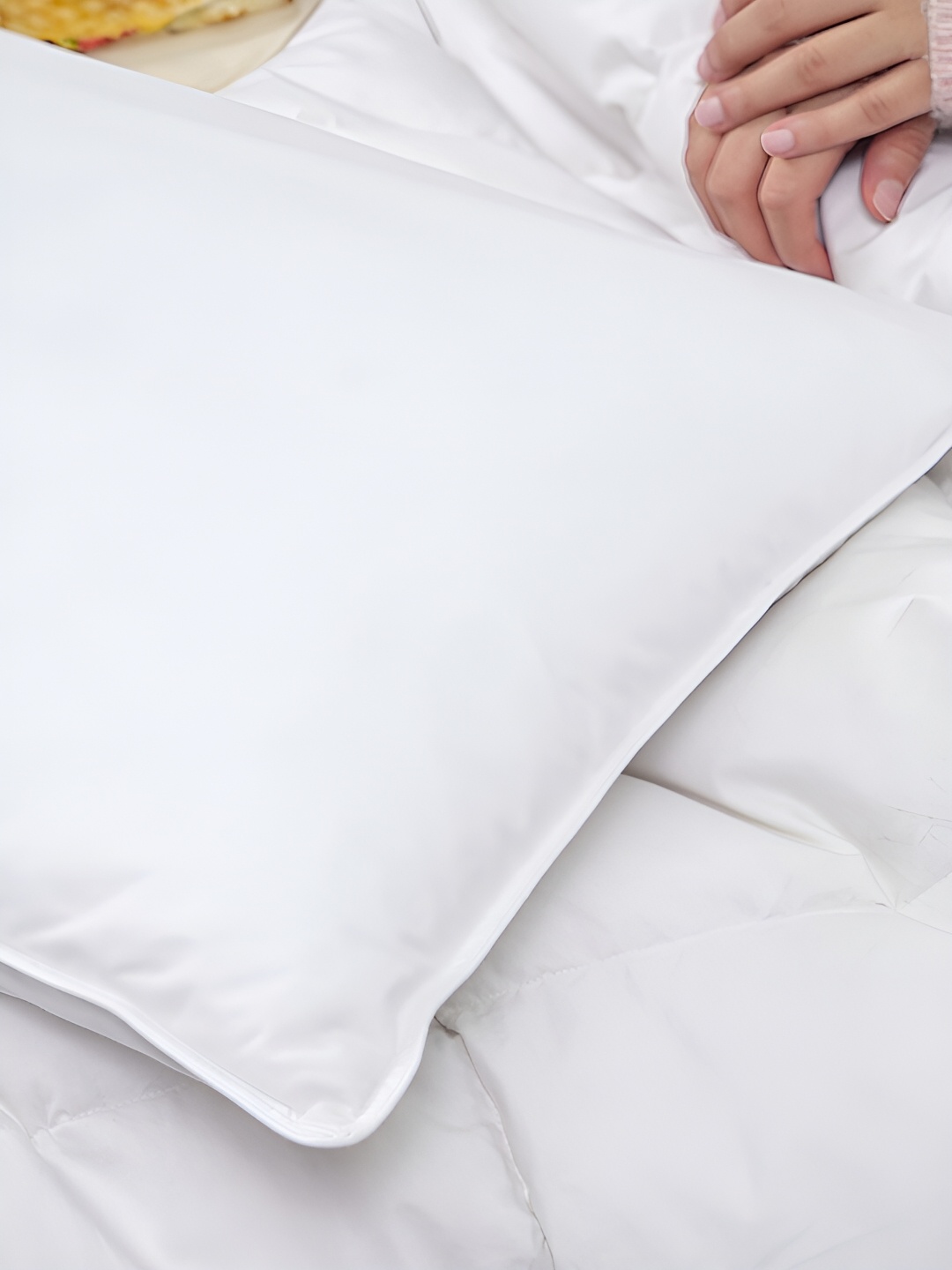 

MASPAR White Cotton Ultra Soft Sleep Pillow