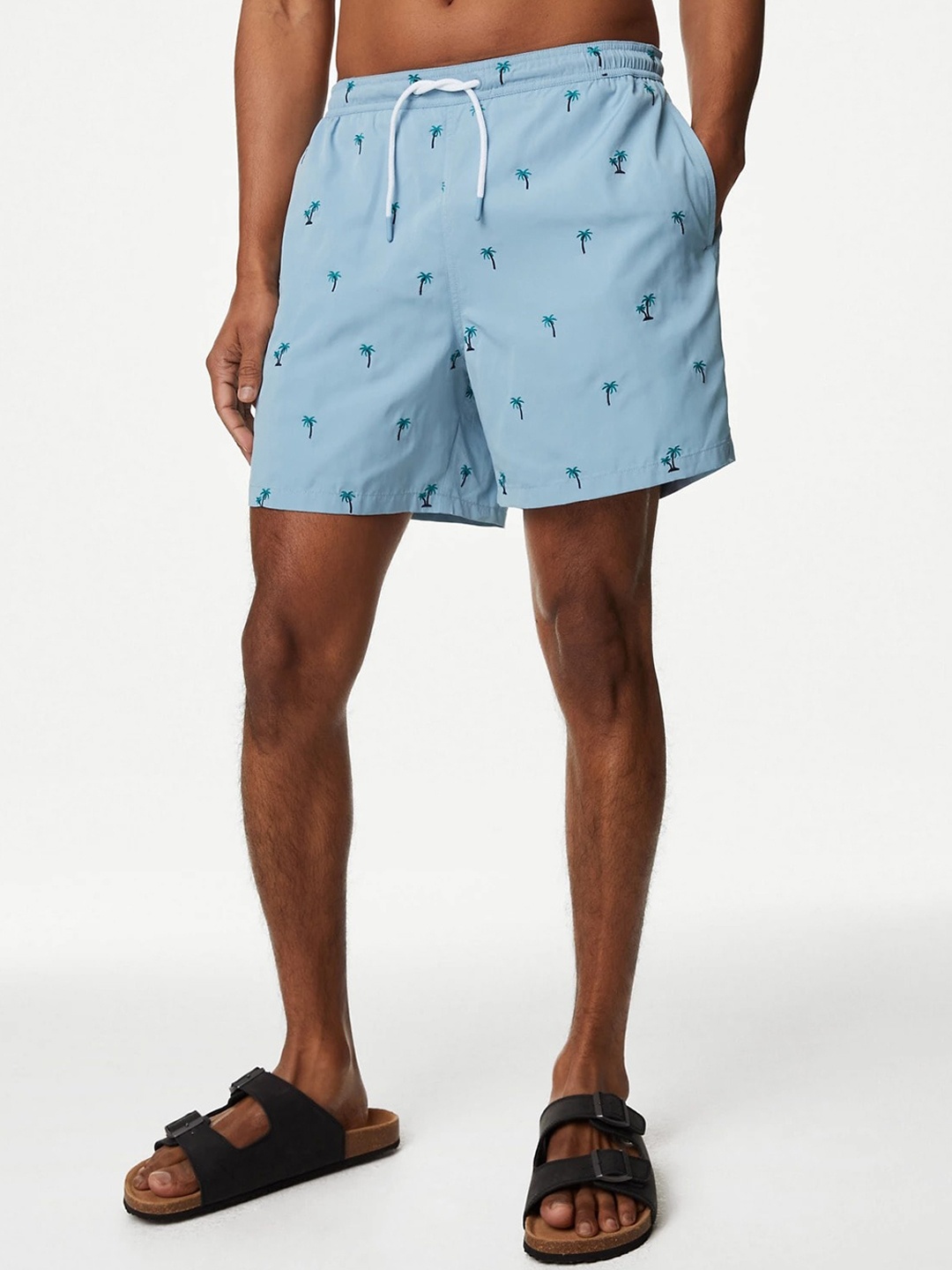 

Marks & Spencer Men Quick Dry Swim Bottoms, Blue
