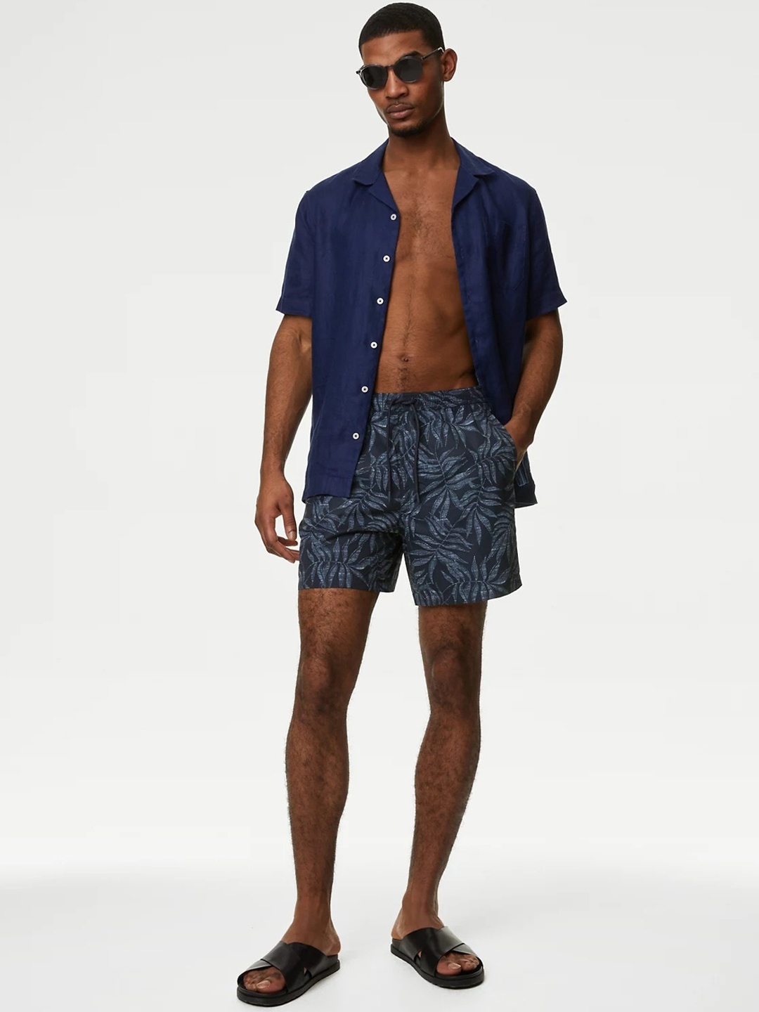 

Marks & Spencer Quick Dry Men Swim Bottoms, Navy blue