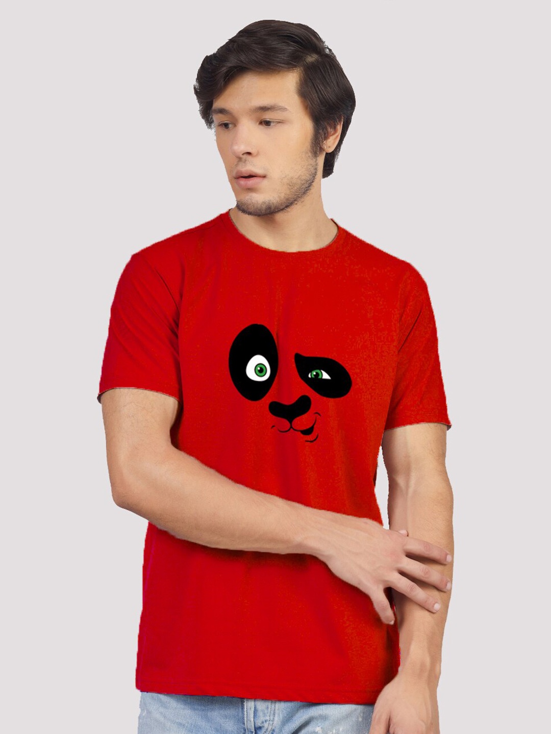 

Greylongg Graphic Printed T-shirt, Red