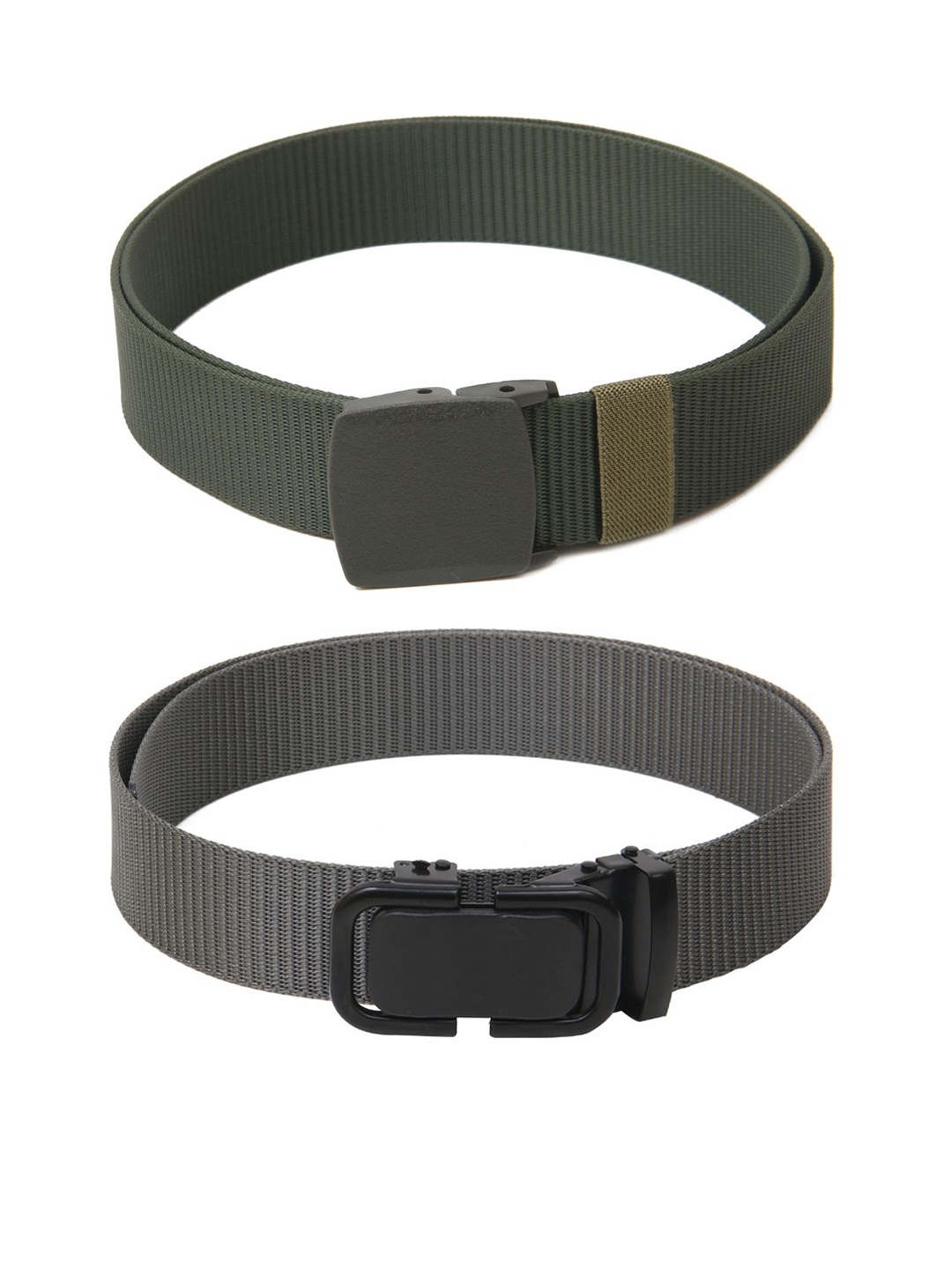 

Calvadoss Girls Set of 2 Textured Belt, Green