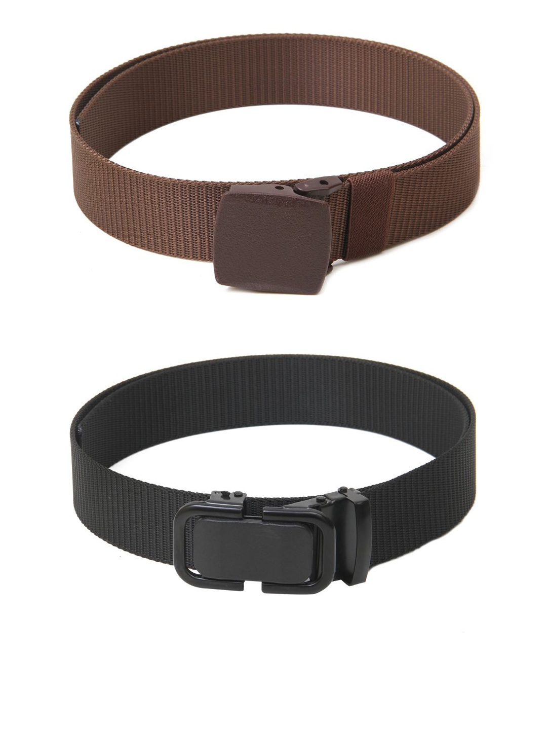 

Calvadoss Girls Set of 2 Textured Belt, Brown