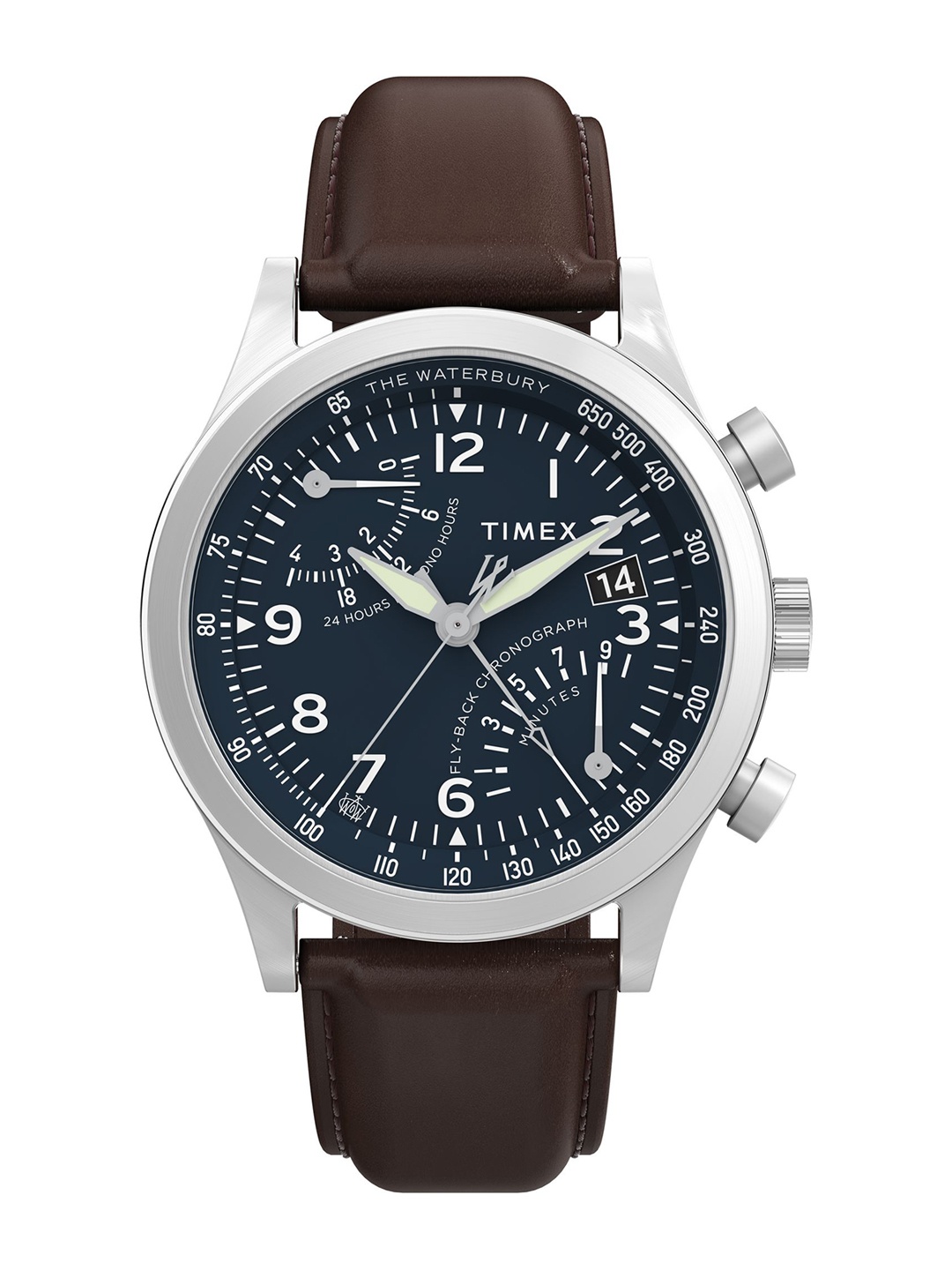 

Timex Men Waterbury Printed Dial & Straps Analogue Watch TW2W47900UJ, Blue
