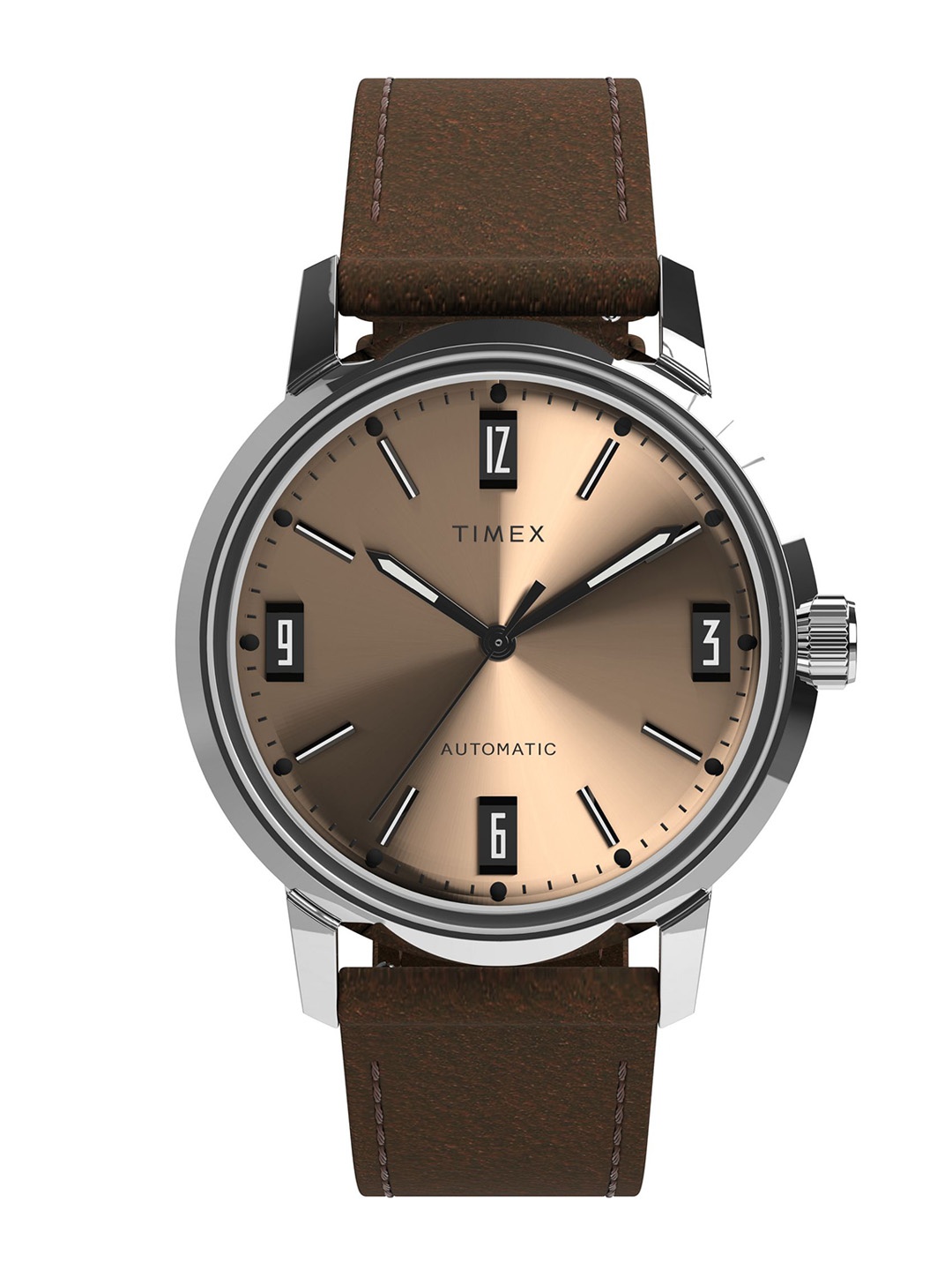 

Timex Men Dial & Leather Straps Analogue Watch TW2W33800U9, Brown
