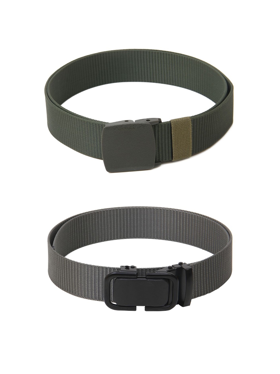 

Calvadoss Girls Set of 2 Textured Belt, Green