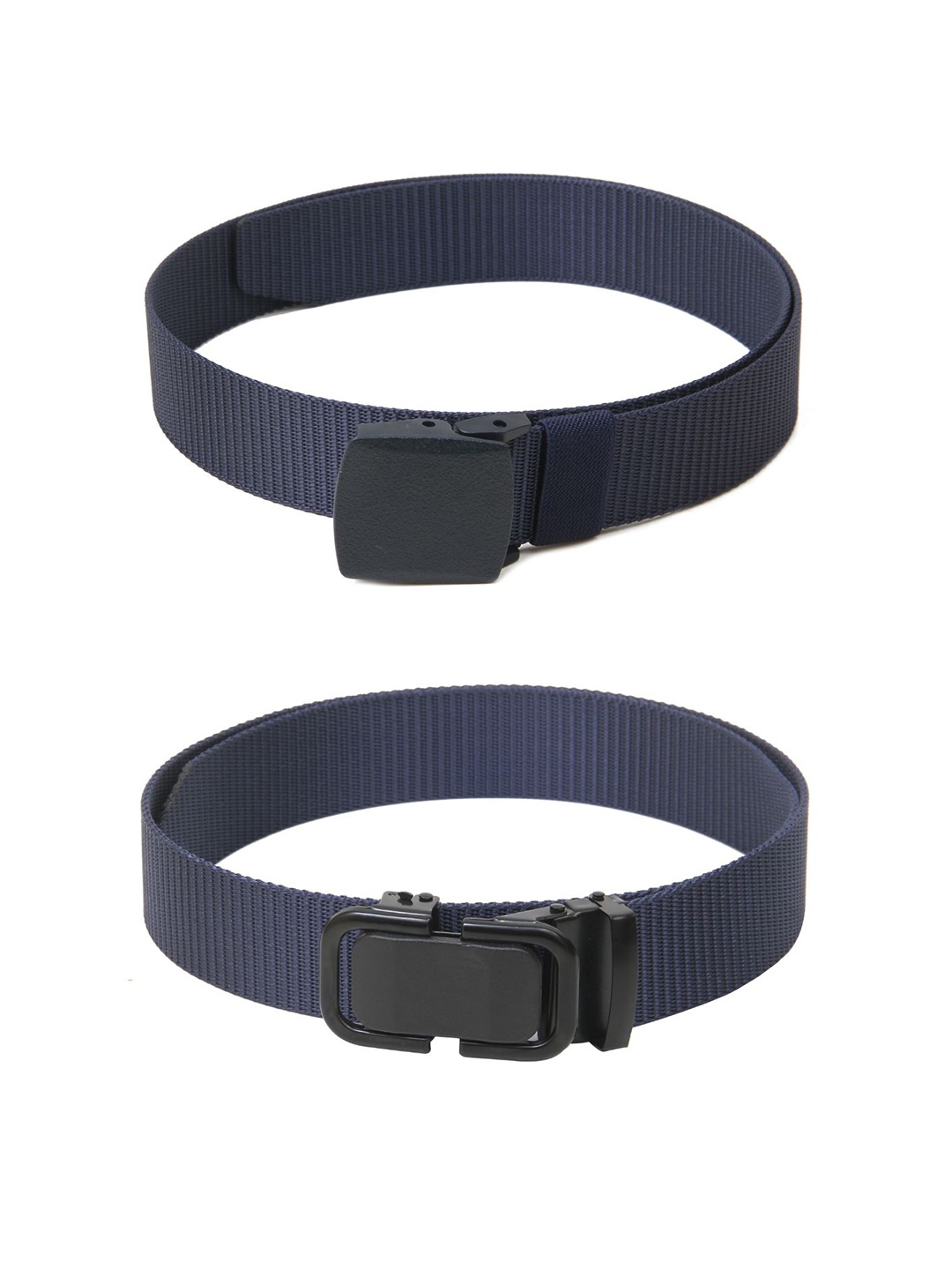 

Calvadoss Girls Set of 2 Textured Belt, Navy blue