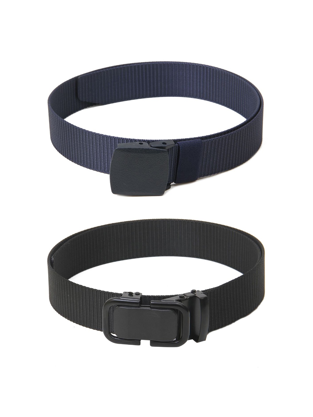 

Calvadoss Girls Set of 2 Textured Belt, Navy blue