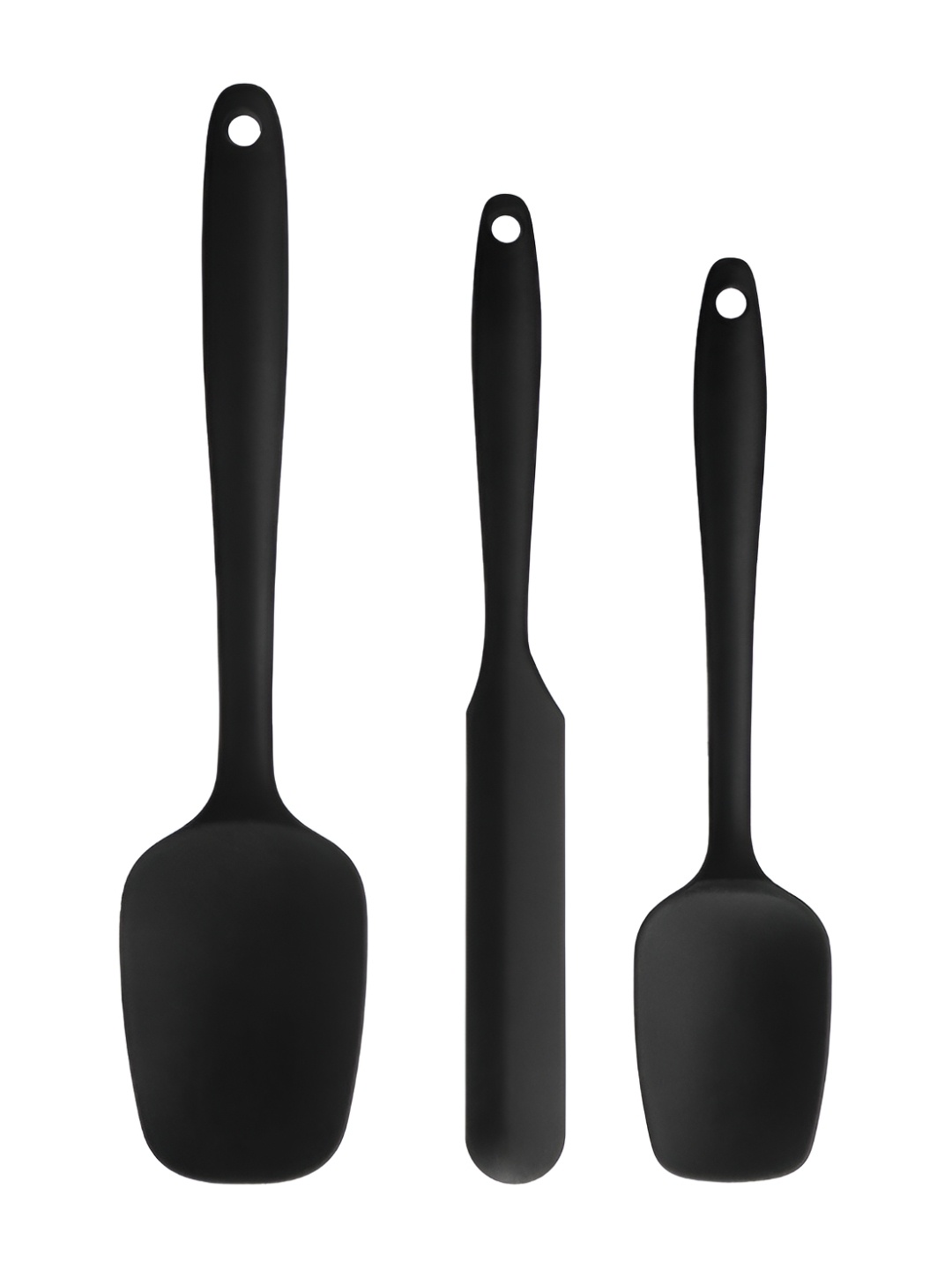 

P-Plus International Black 3Pcs Non Stick Spatula Set