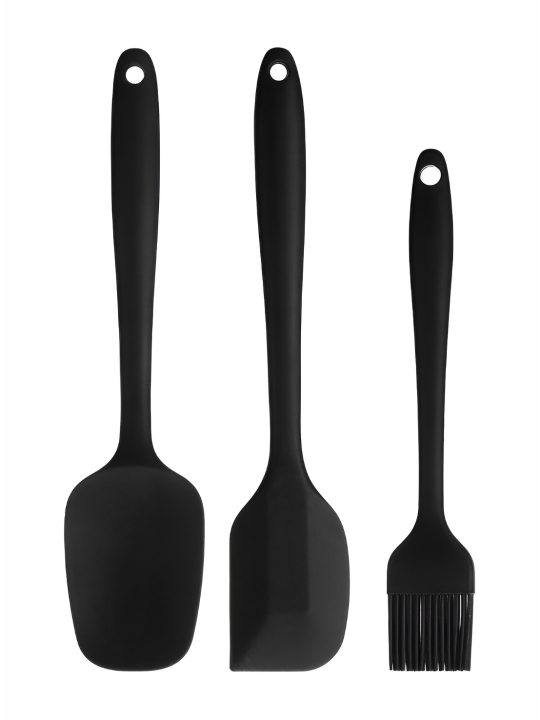 

P-Plus International Black 3 Pieces Non Stick Spatula Set