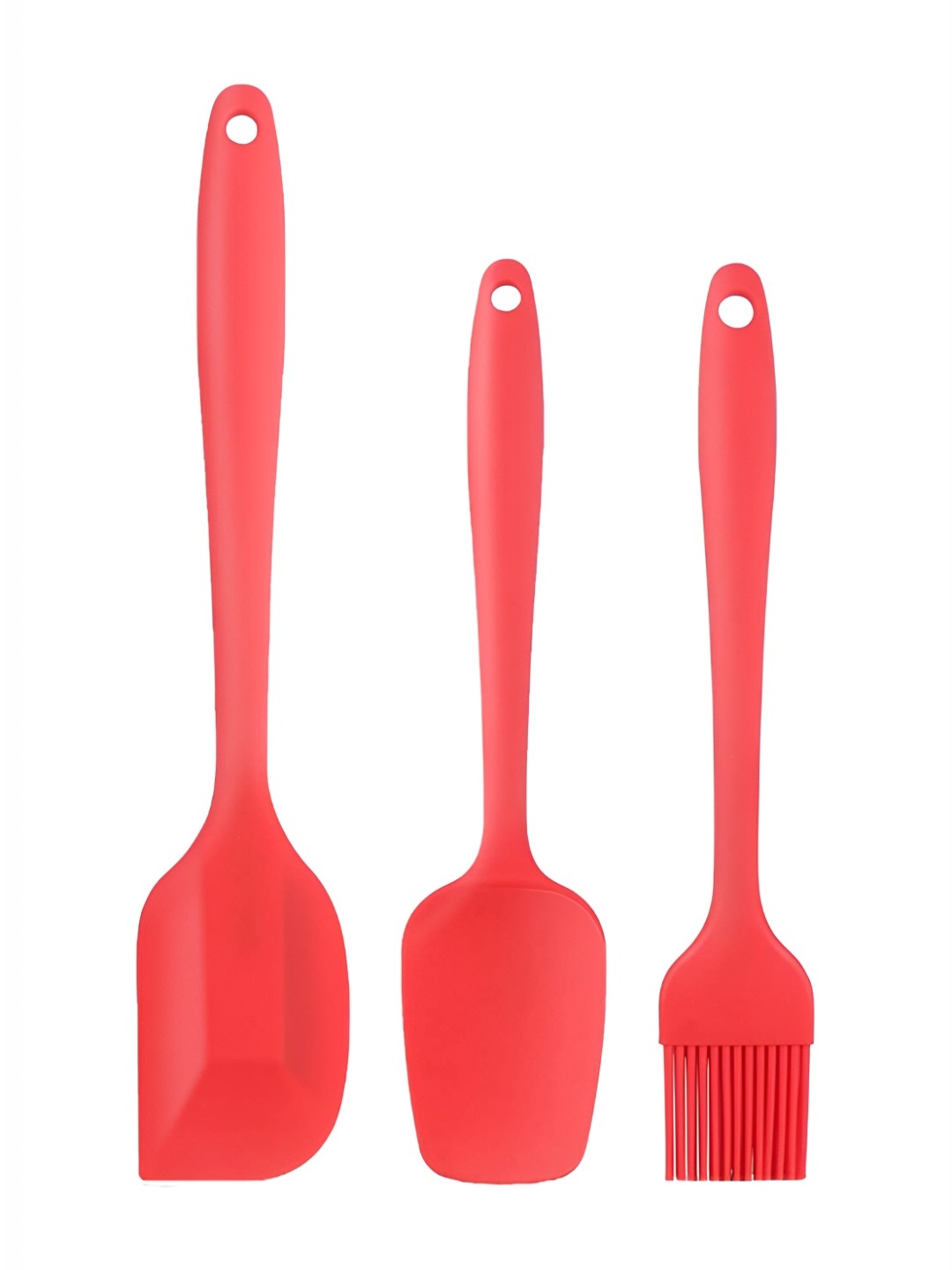 

P-Plus International Red 3 Pieces Silicone Spatulas