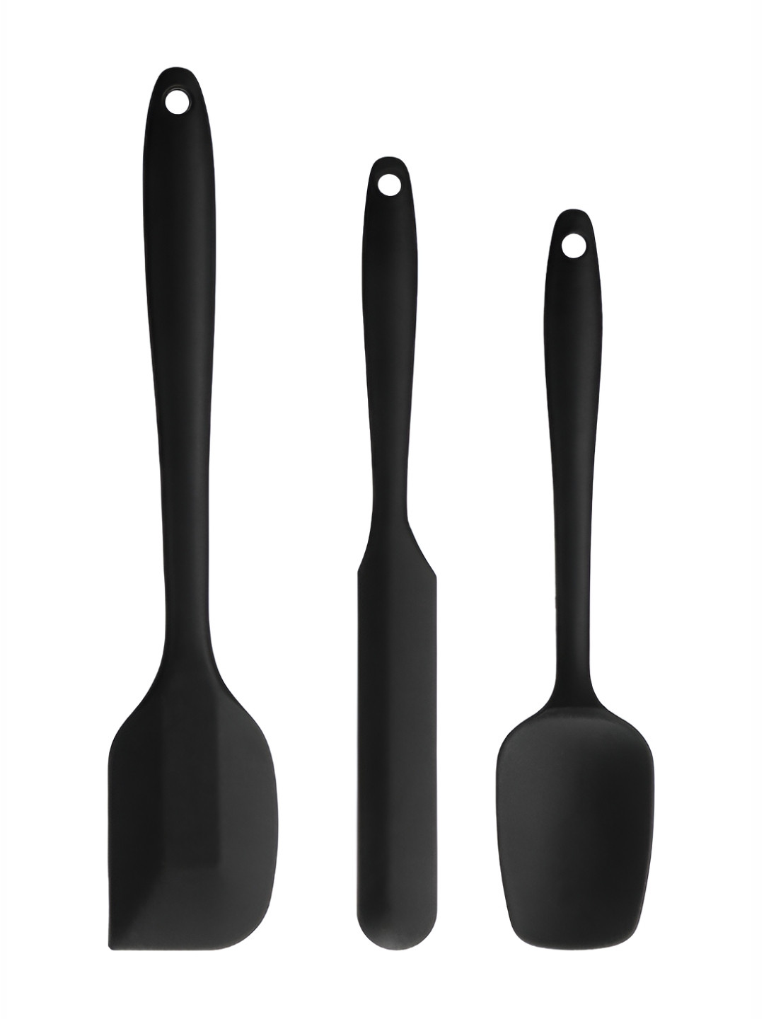 

P-Plus International Black 3 Pcs Nonstick Silicon Spatulas