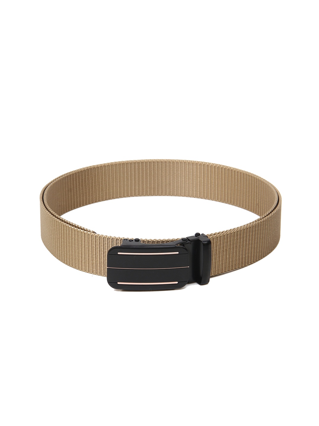 

Calvadoss Girls Textured Canvas Belt, Beige