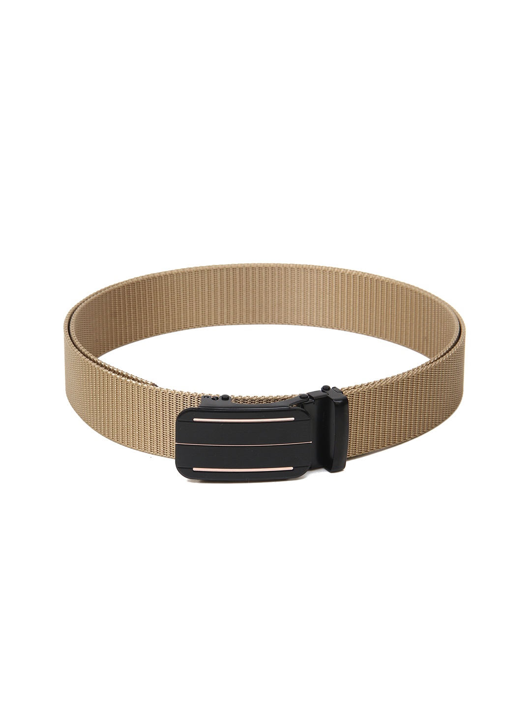 

Calvadoss Boys Textured Canvas Belt, Beige