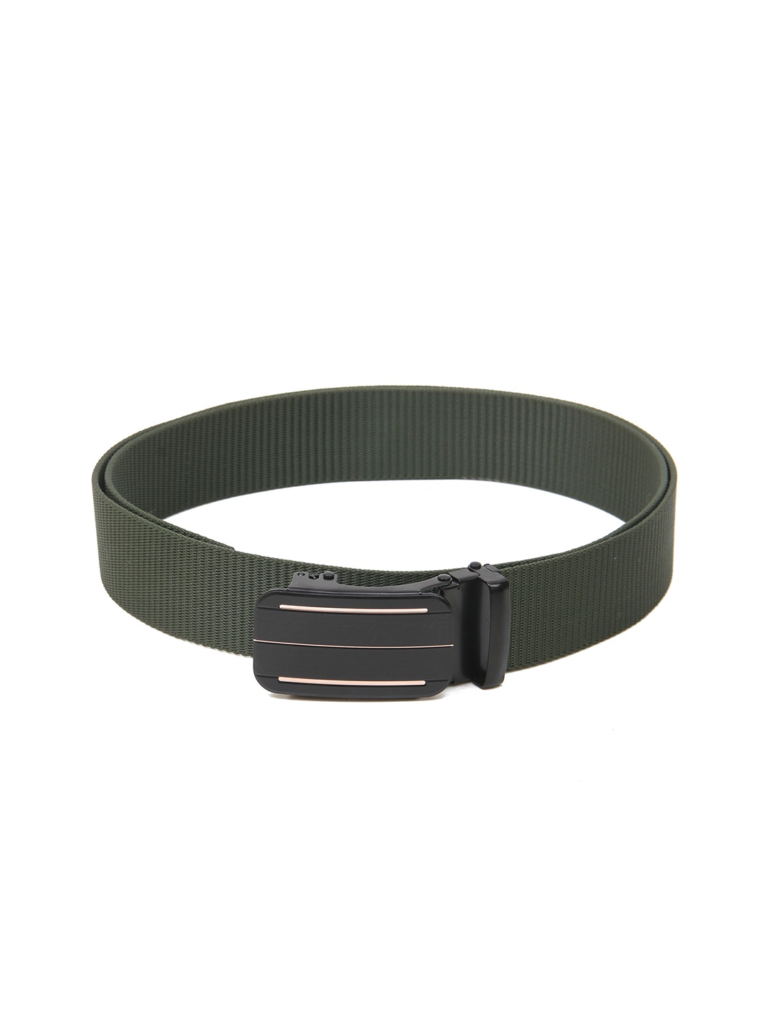 

Calvadoss Boys Textured Canvas Belt, Green