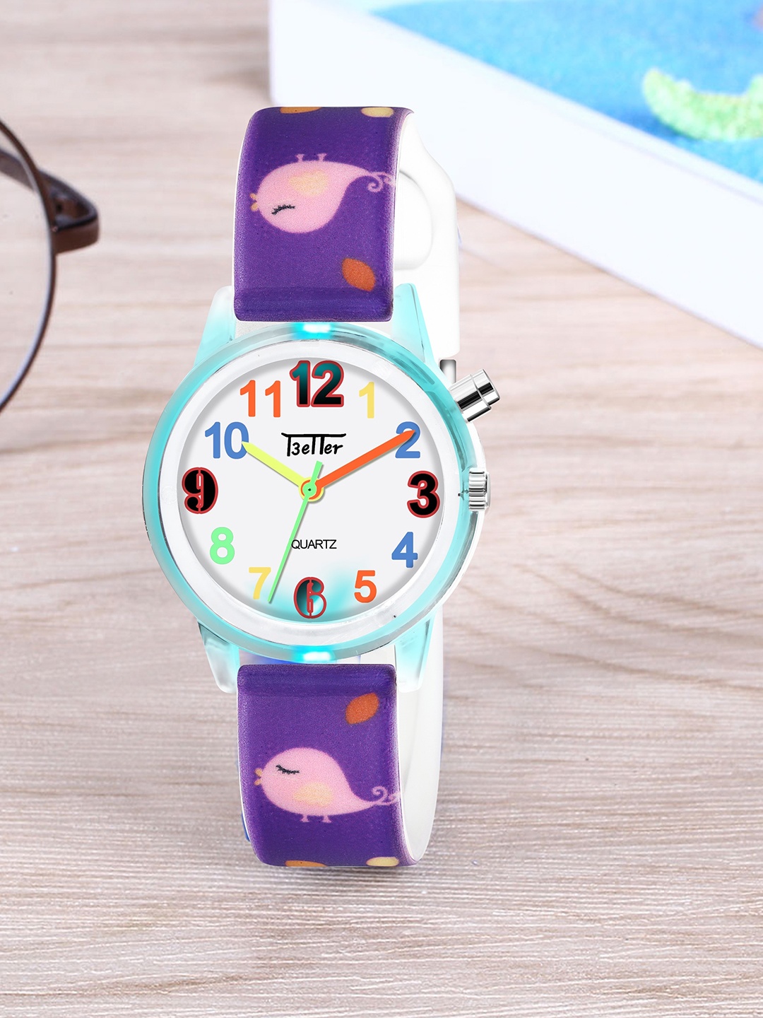 

YOUNG MISSION Girls Dial & Straps Analogue Watches Better Watch 1192 DPR, Purple