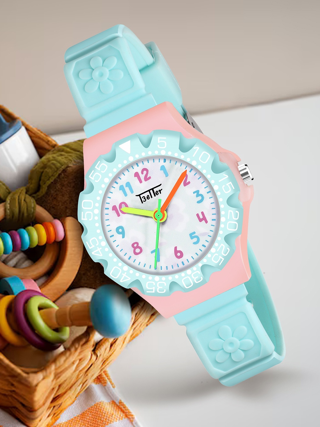 

YOUNG MISSION Unisex Kids Dial & Straps Analogue Watches Better Watch 1309 SB, Multi