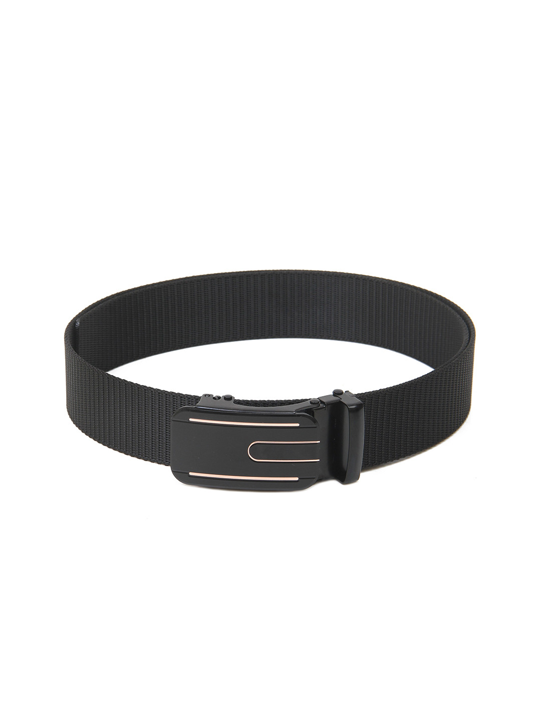 

Calvadoss Boys Textured Canvas Belt, Black