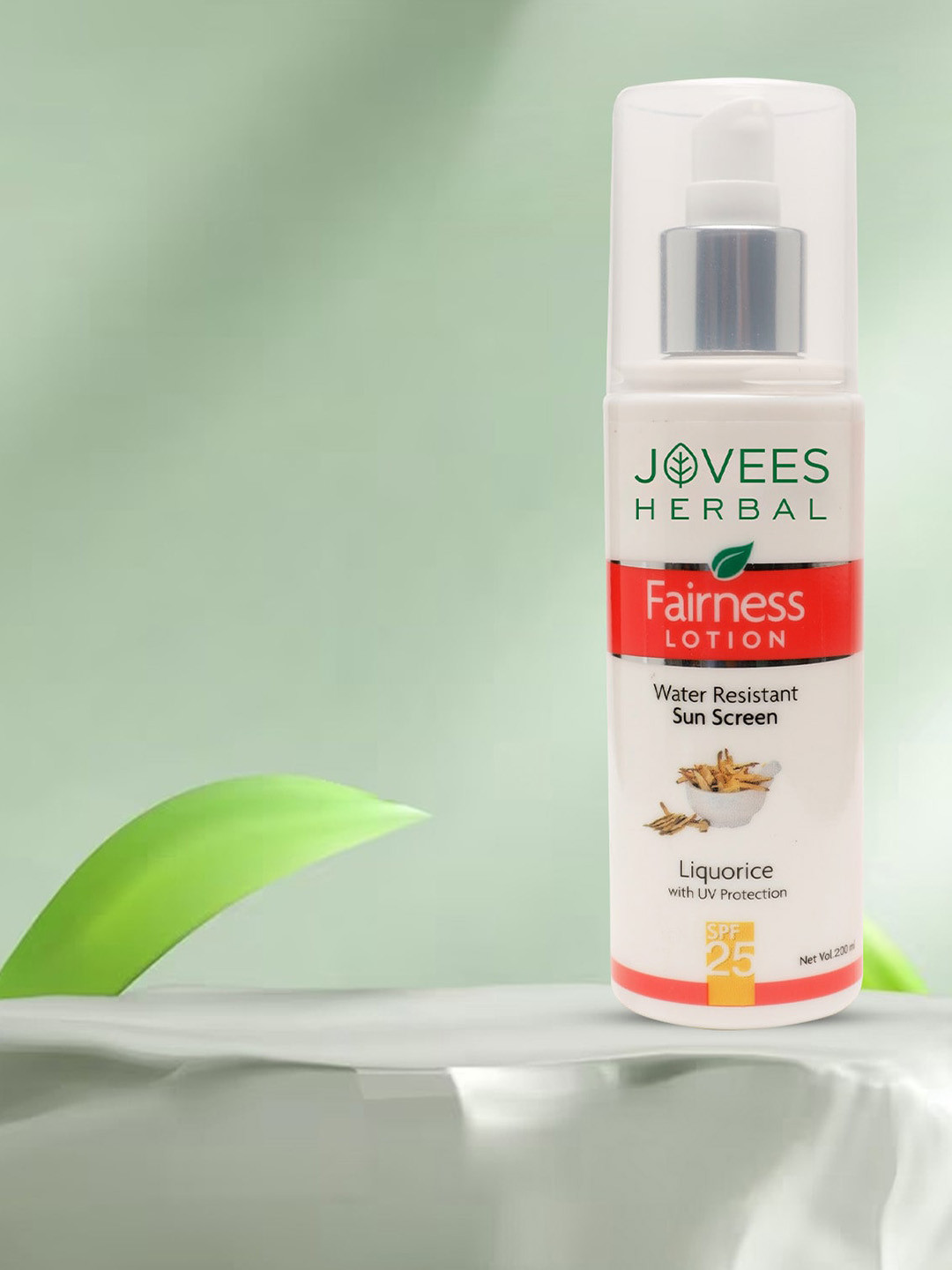 

Jovees Herbal Sunscreen Fairness Lotion SPF 25 With Chamomile Extract - 200ml, Transparent