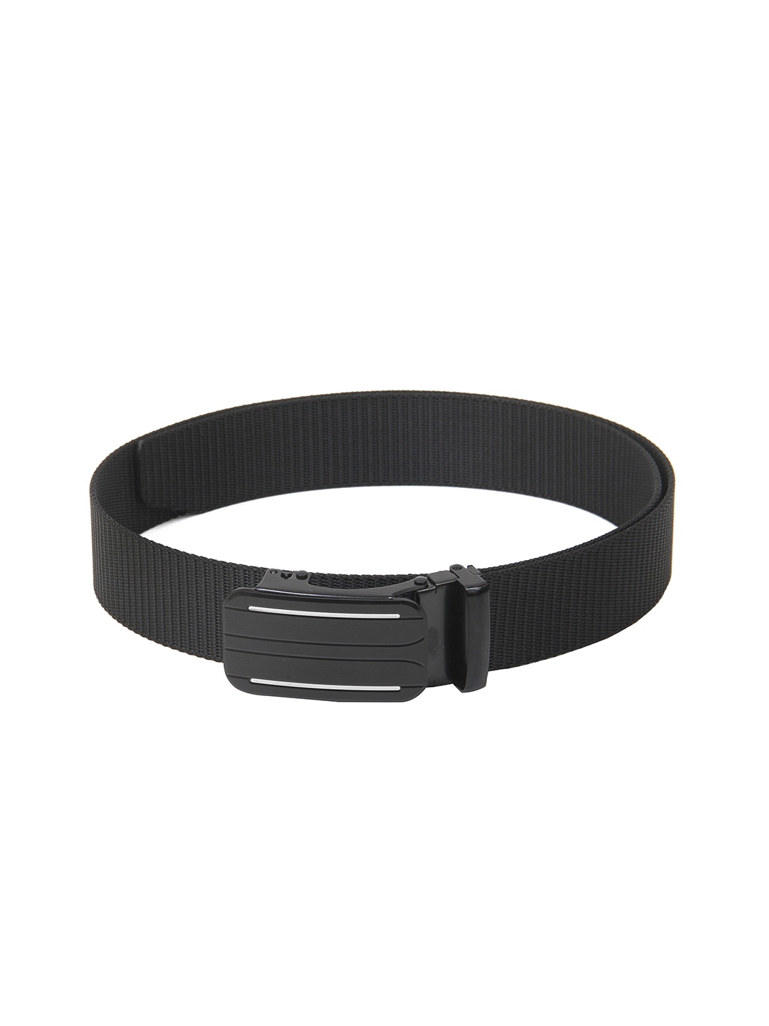

Calvadoss Boys Textured Canvas Belt, Black